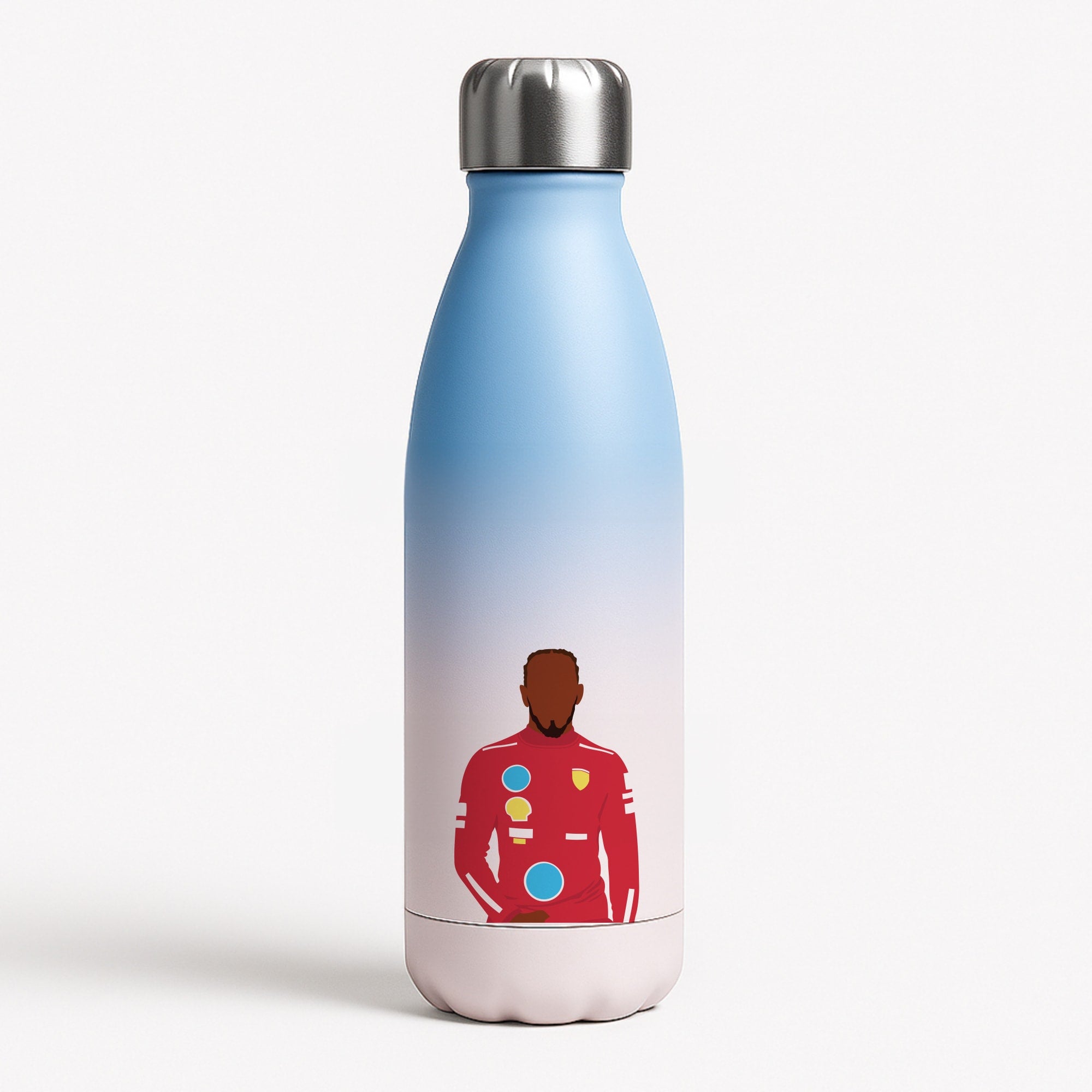 Hamilton In Red Blue Water Bottle