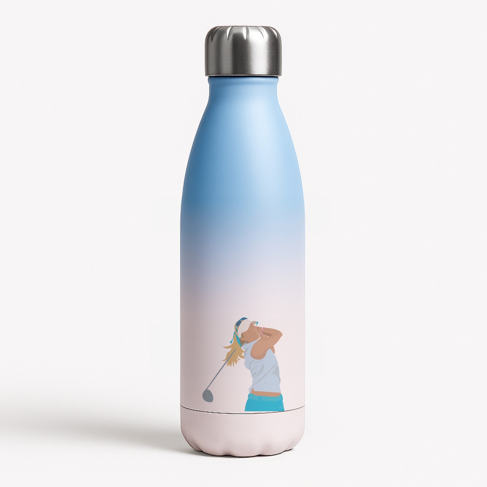 Thompson - Golf Blue Water Bottle