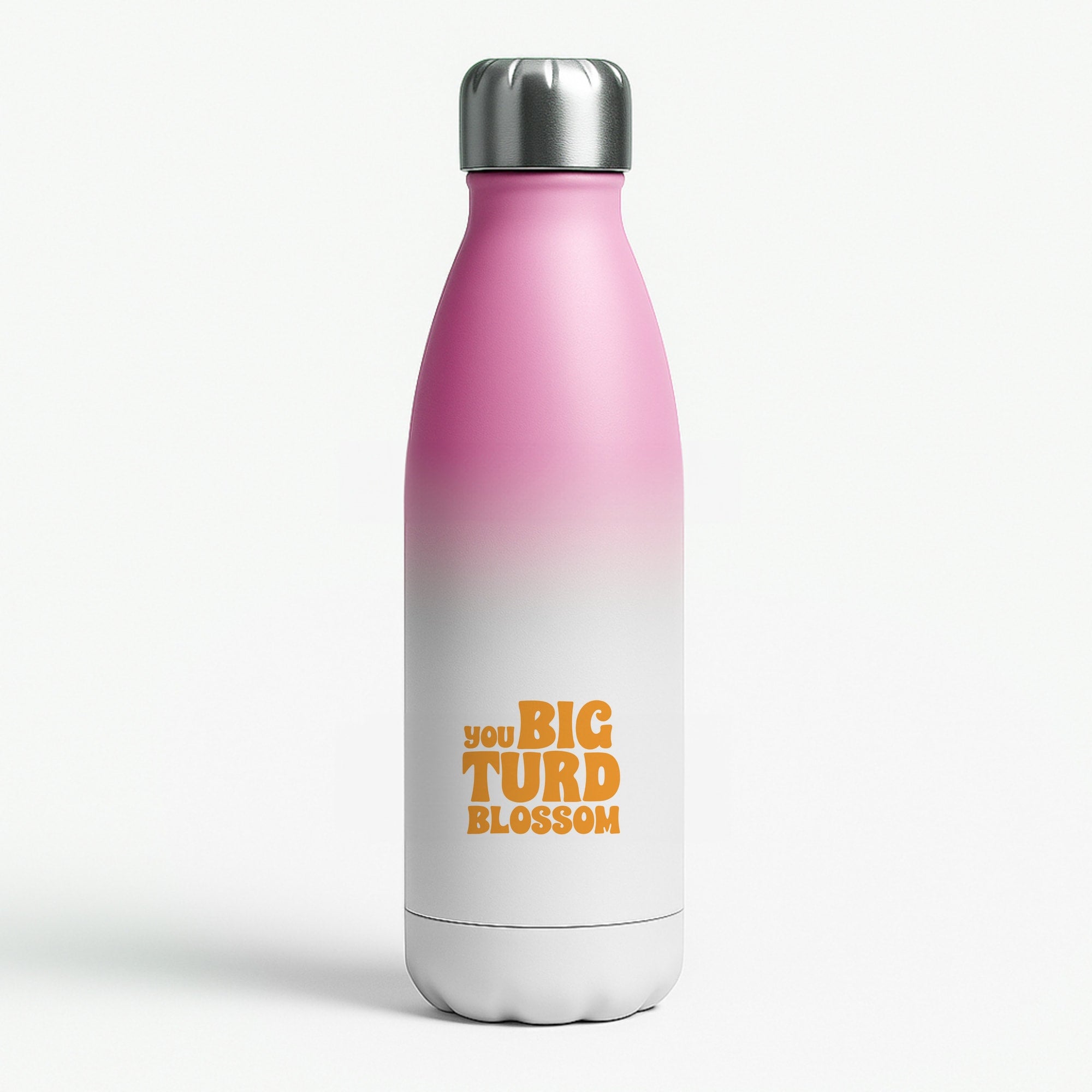 You Big Turd Blossom - GOTG Pink Water Bottle