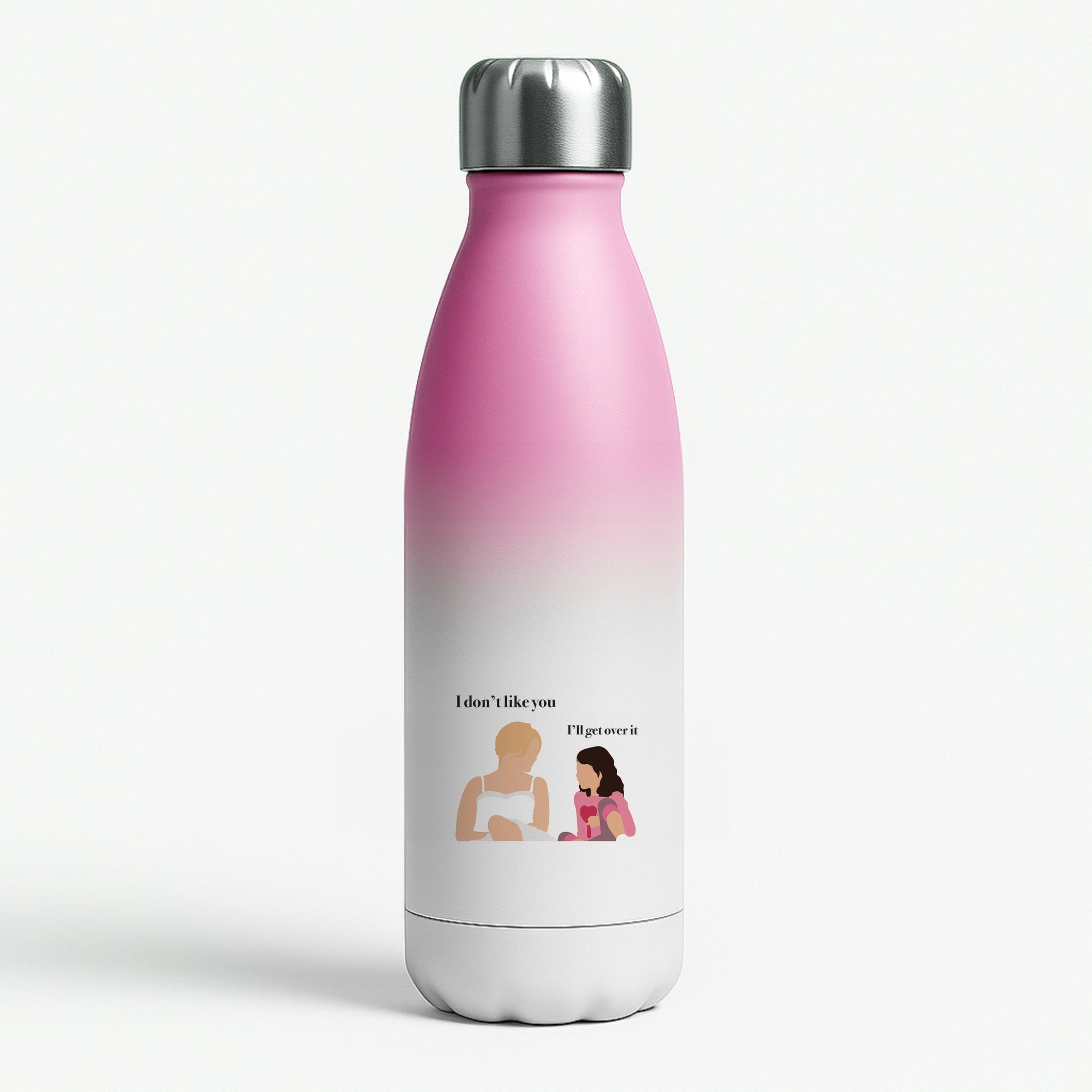 I'll Get Over It Pink Water Bottle