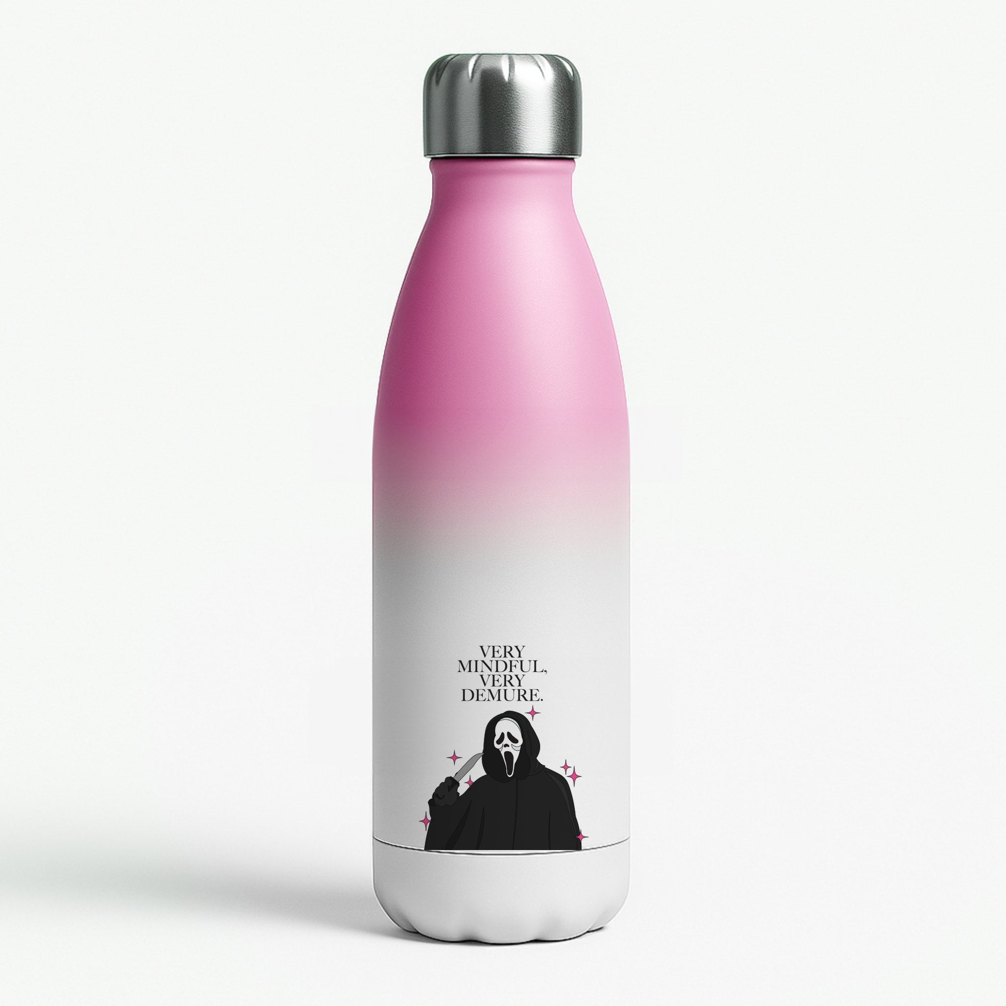 Very Mindful, Very Demure Pink Water Bottle