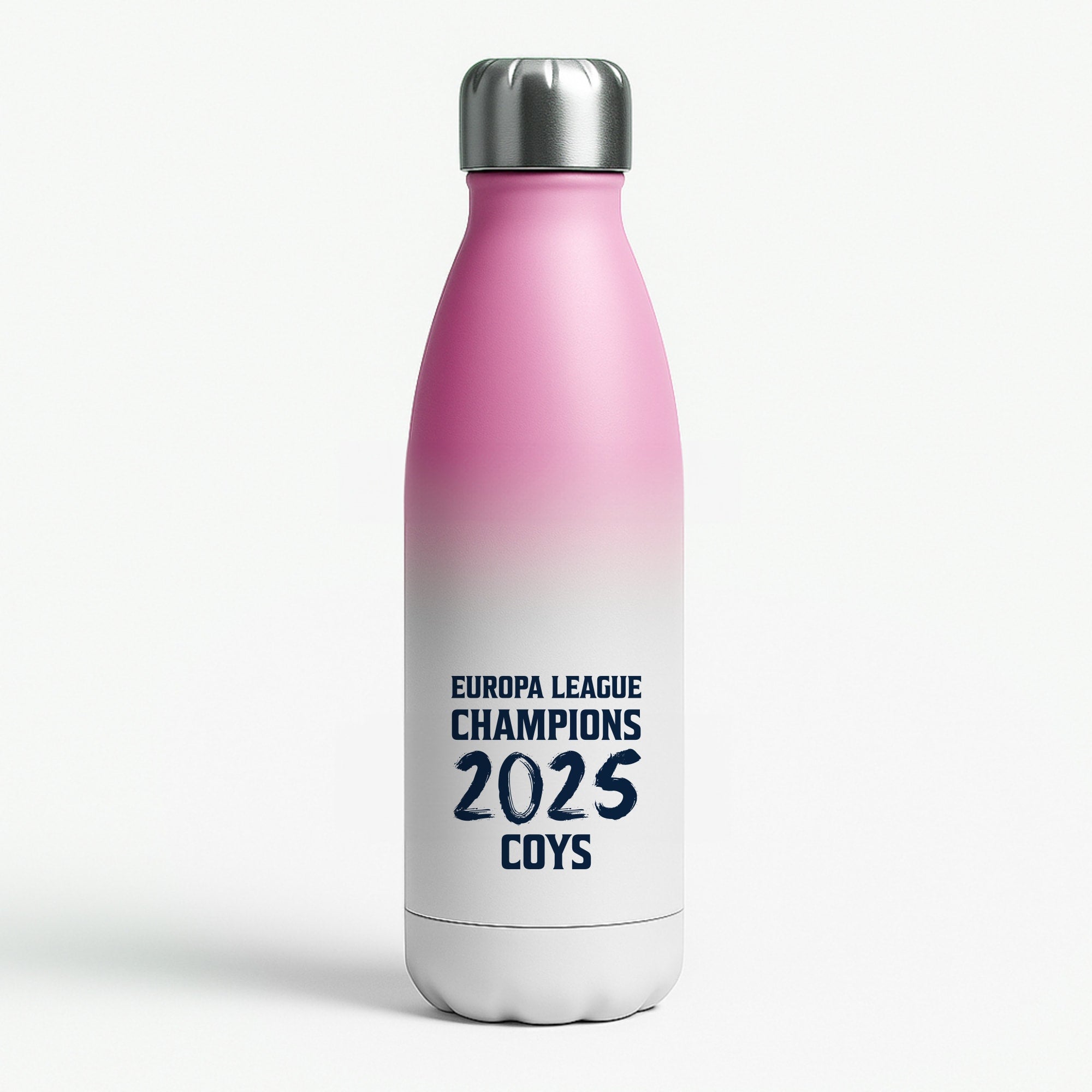 Europa League Winners 2025 - COYS Pink Water Bottle