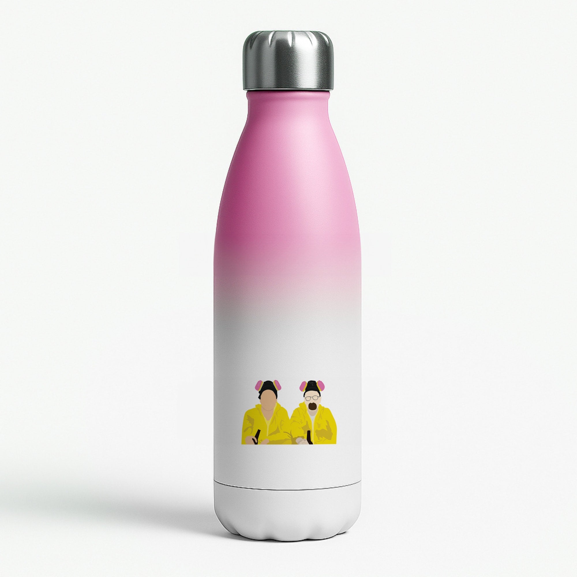 Walter And Jesse Pink Water Bottle