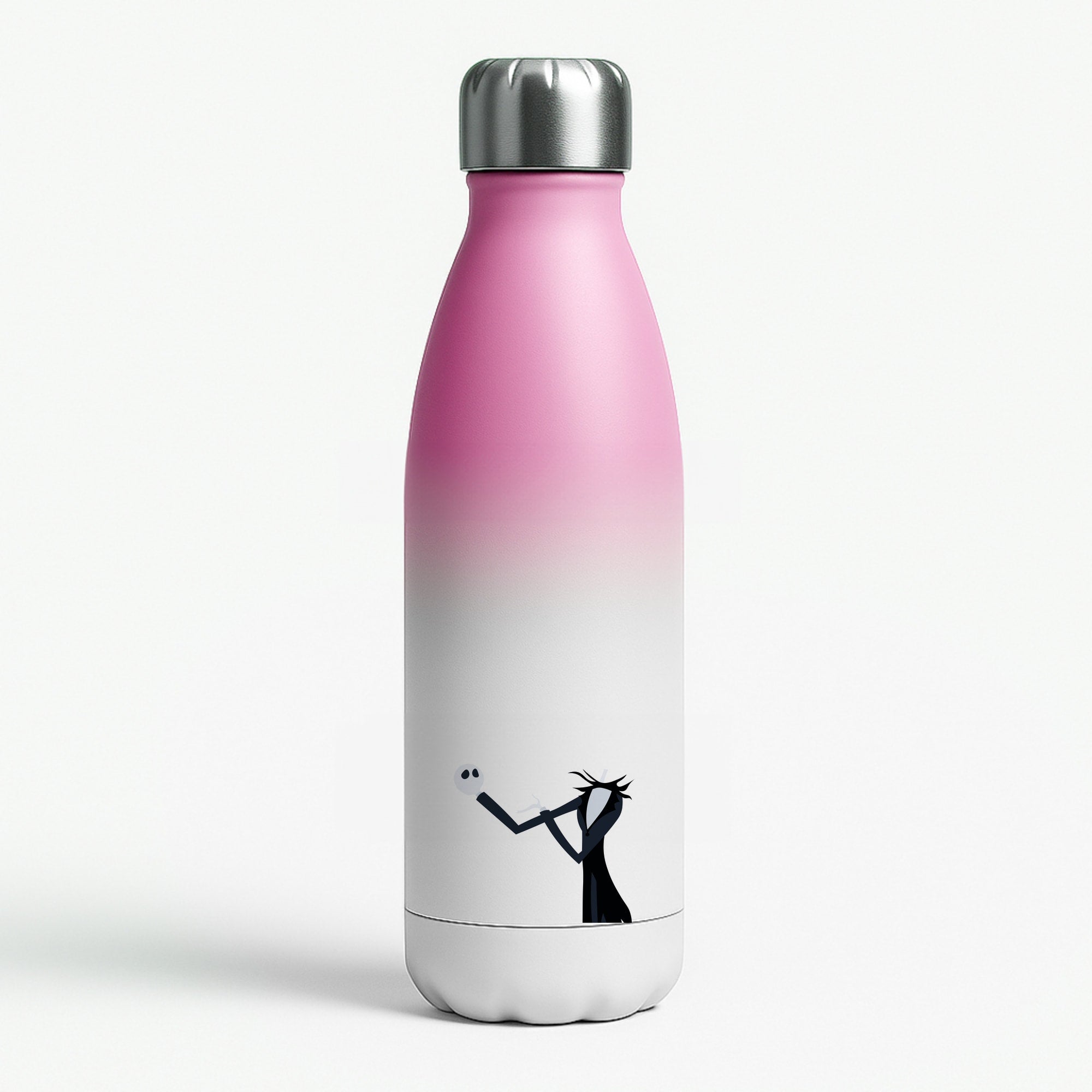 Headless Jack Skellington - TNBC Pink Water Bottle