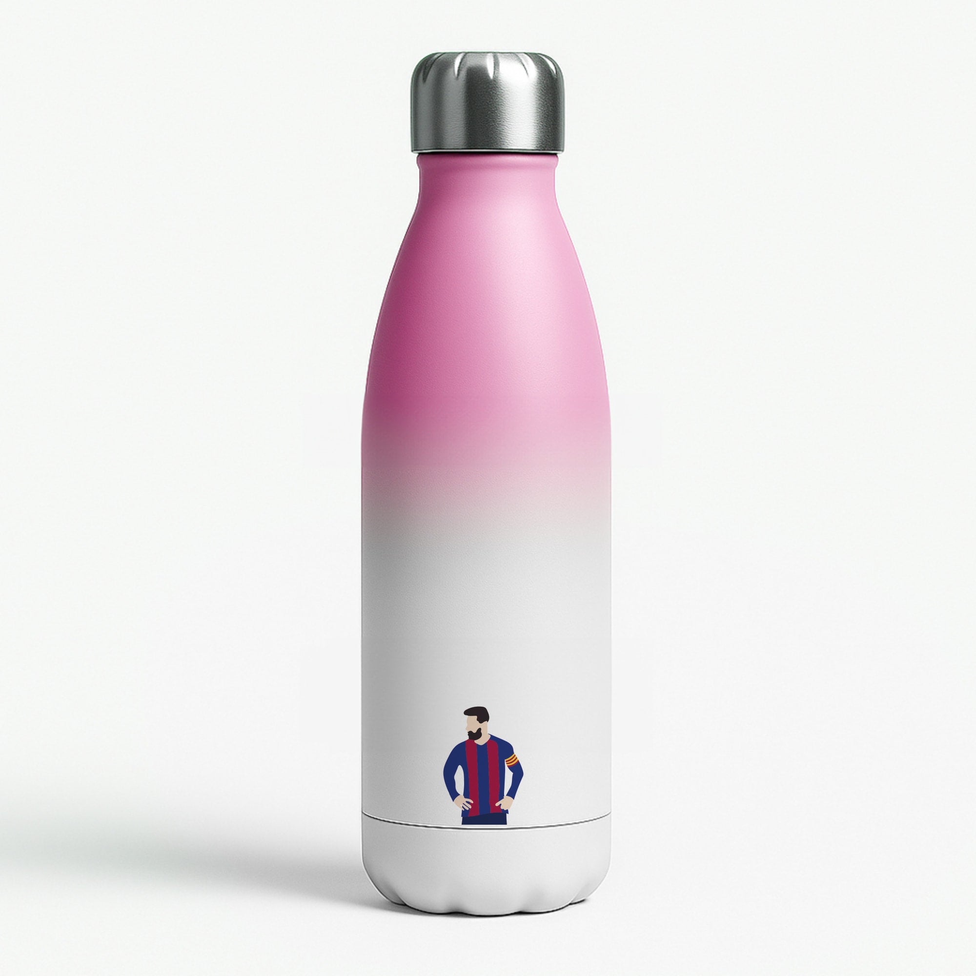 Messi Barca Pink Water Bottle