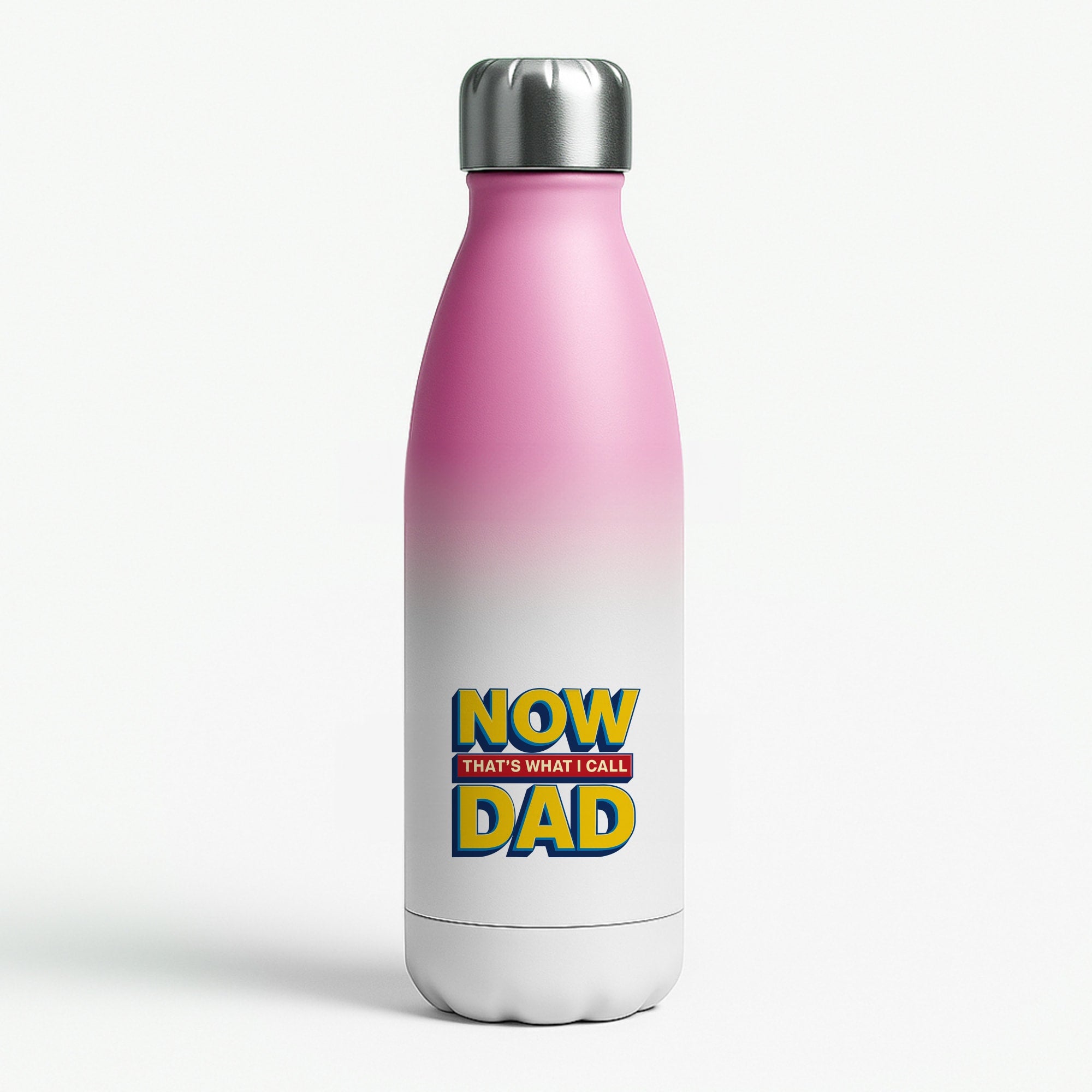 Now That's What I Call Dad - Father's Day Pink Water Bottle