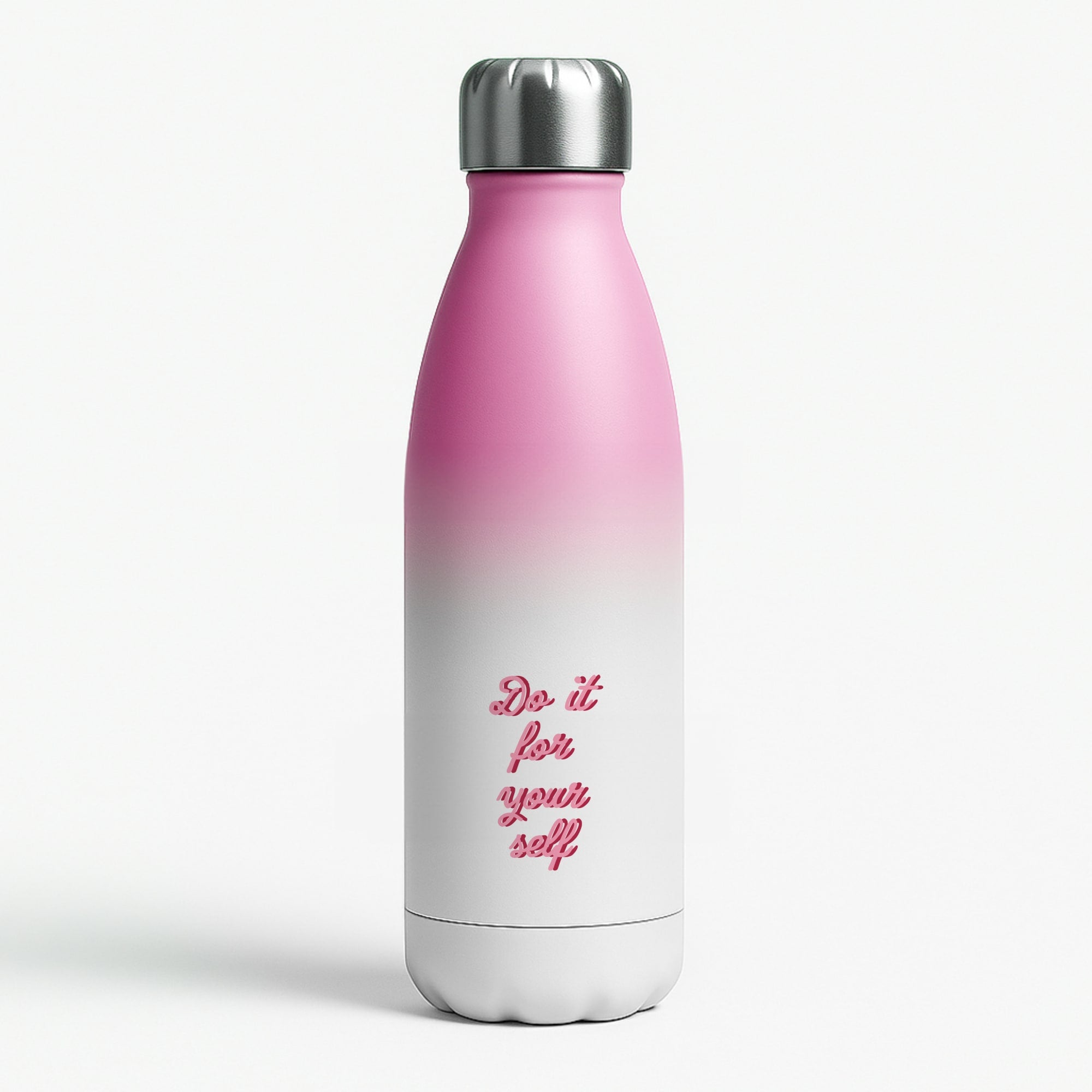 Do It For Your Self - Sassy Quotes Pink Water Bottle