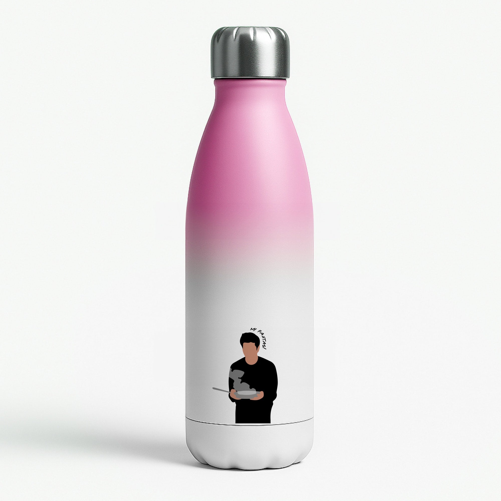 My Fajitas Pink Water Bottle