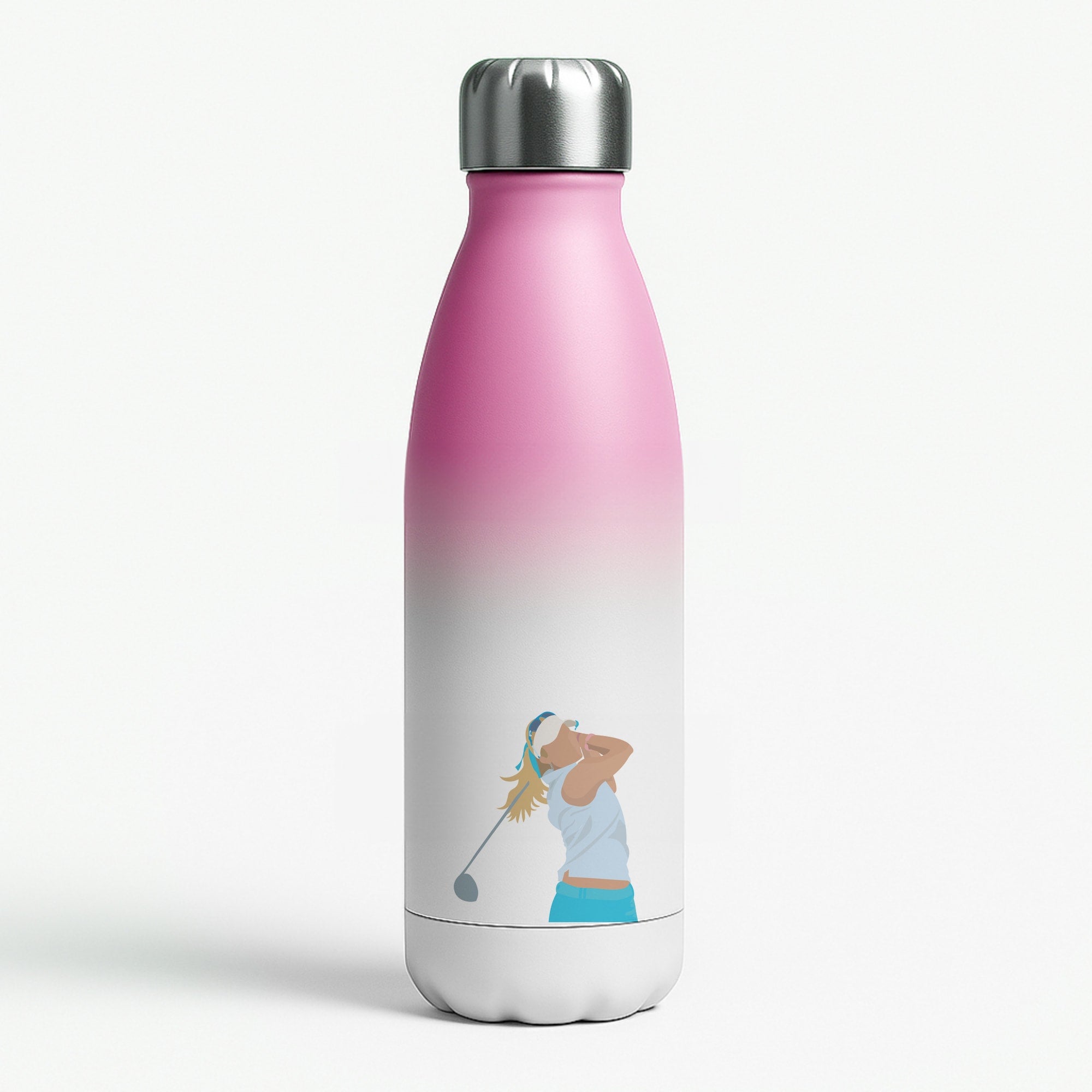 Thompson - Golf Pink Water Bottle