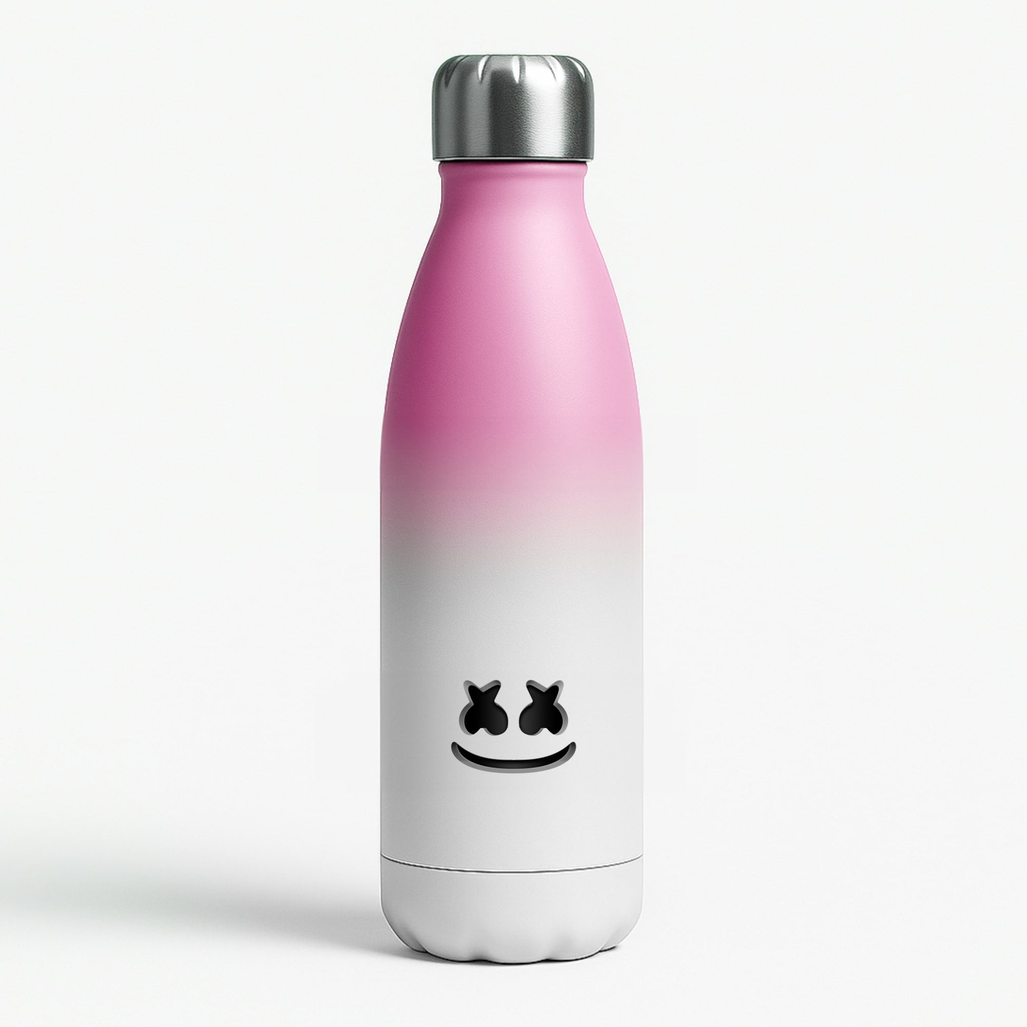 White Helmet DJ Helmet Pink Water Bottle