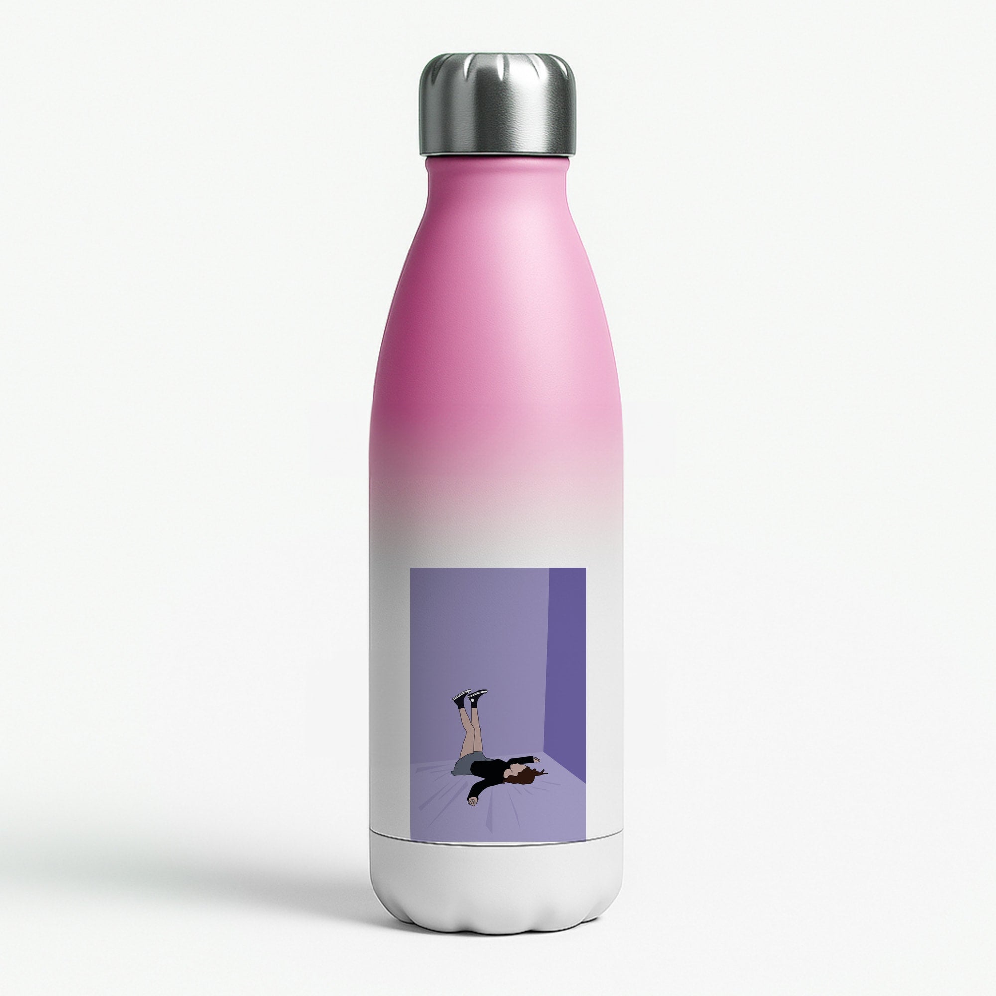 Guts - Olivia Pink Water Bottle