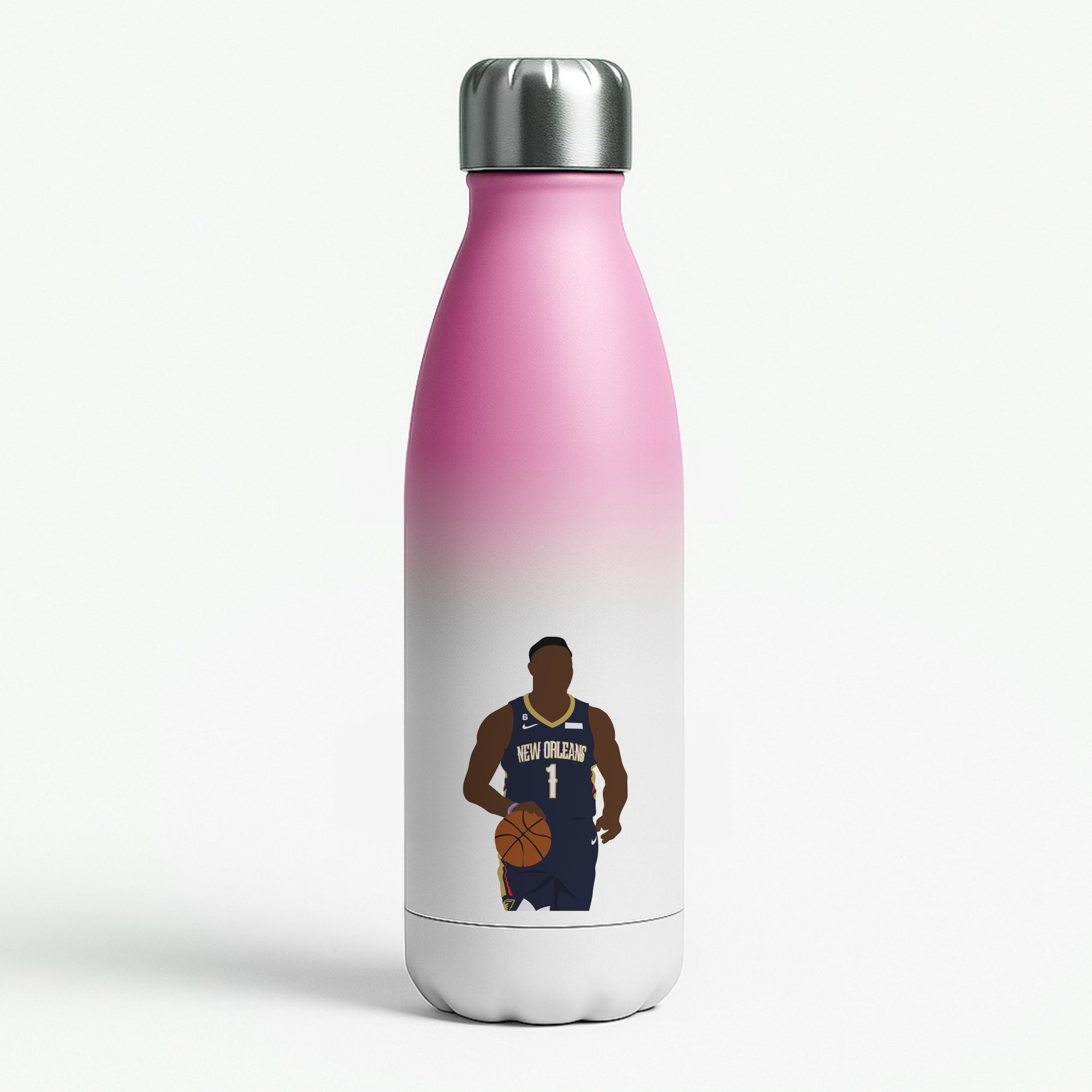Williamson - Basketball Pink Water Bottle