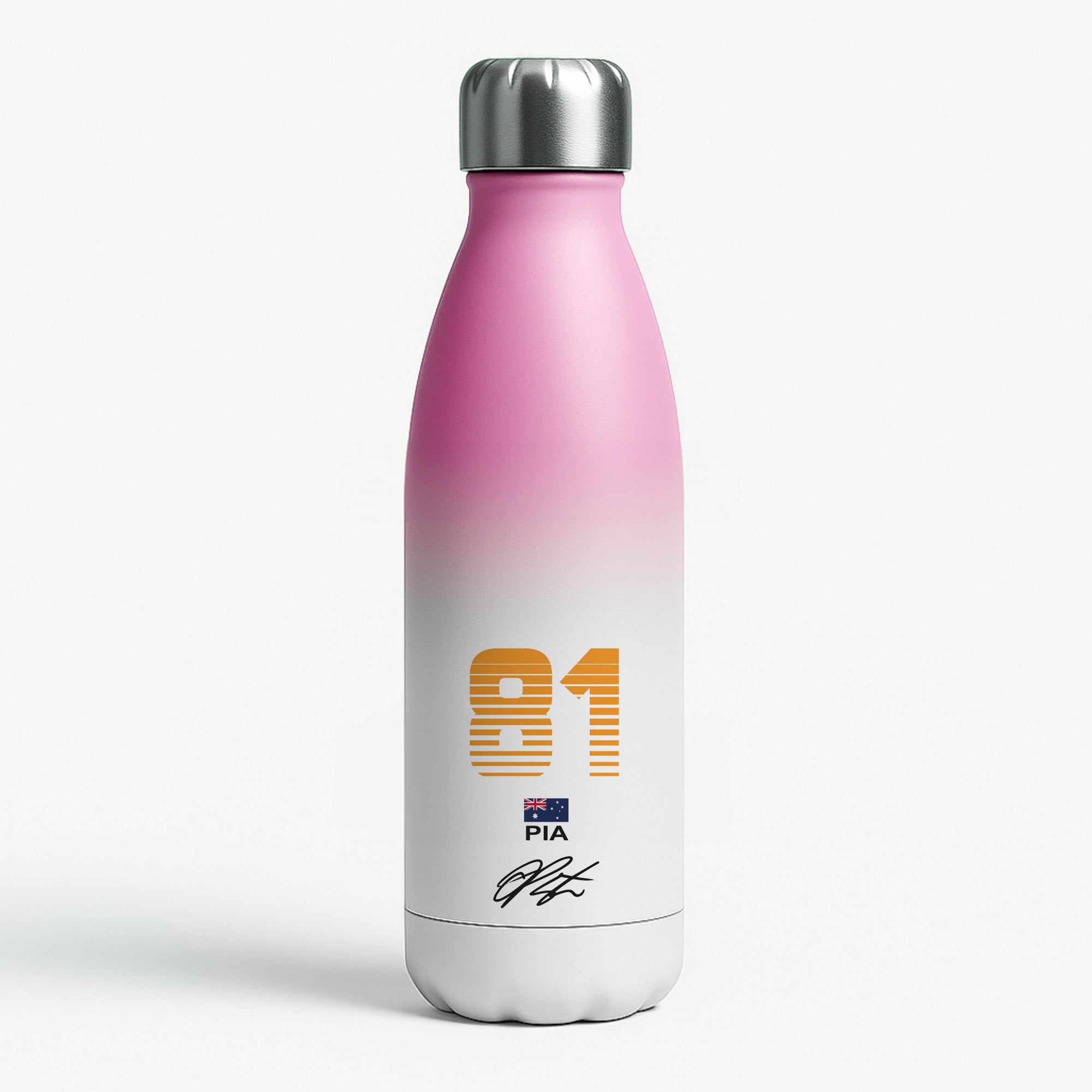 Piastri - F1 Pink Water Bottle