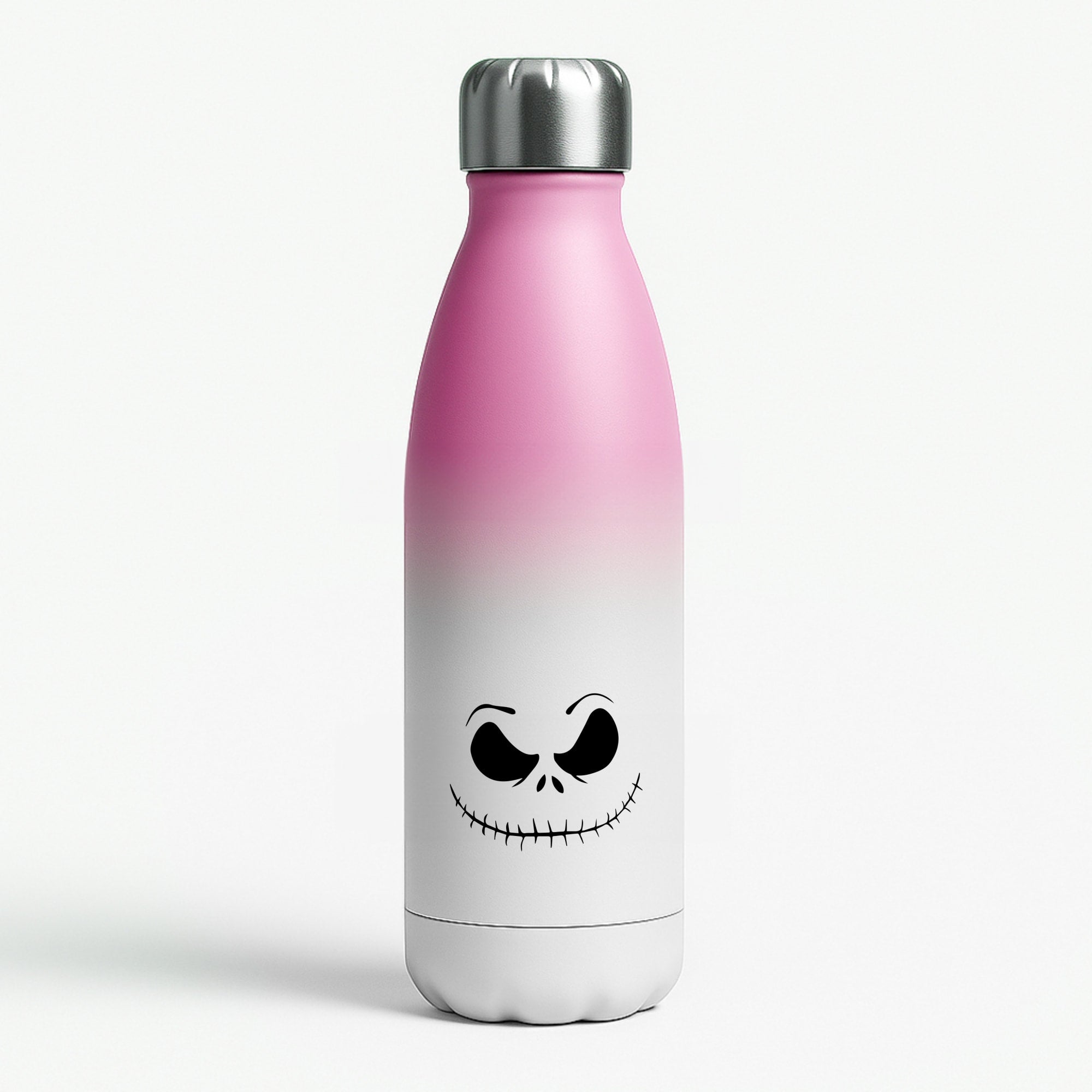 Pink Jack Skeleton Pink Water Bottle