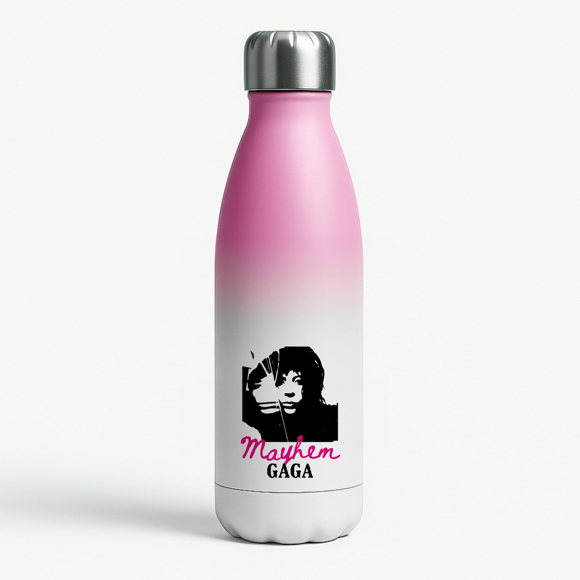 Pink Mayhem Gaga Pink Water Bottle