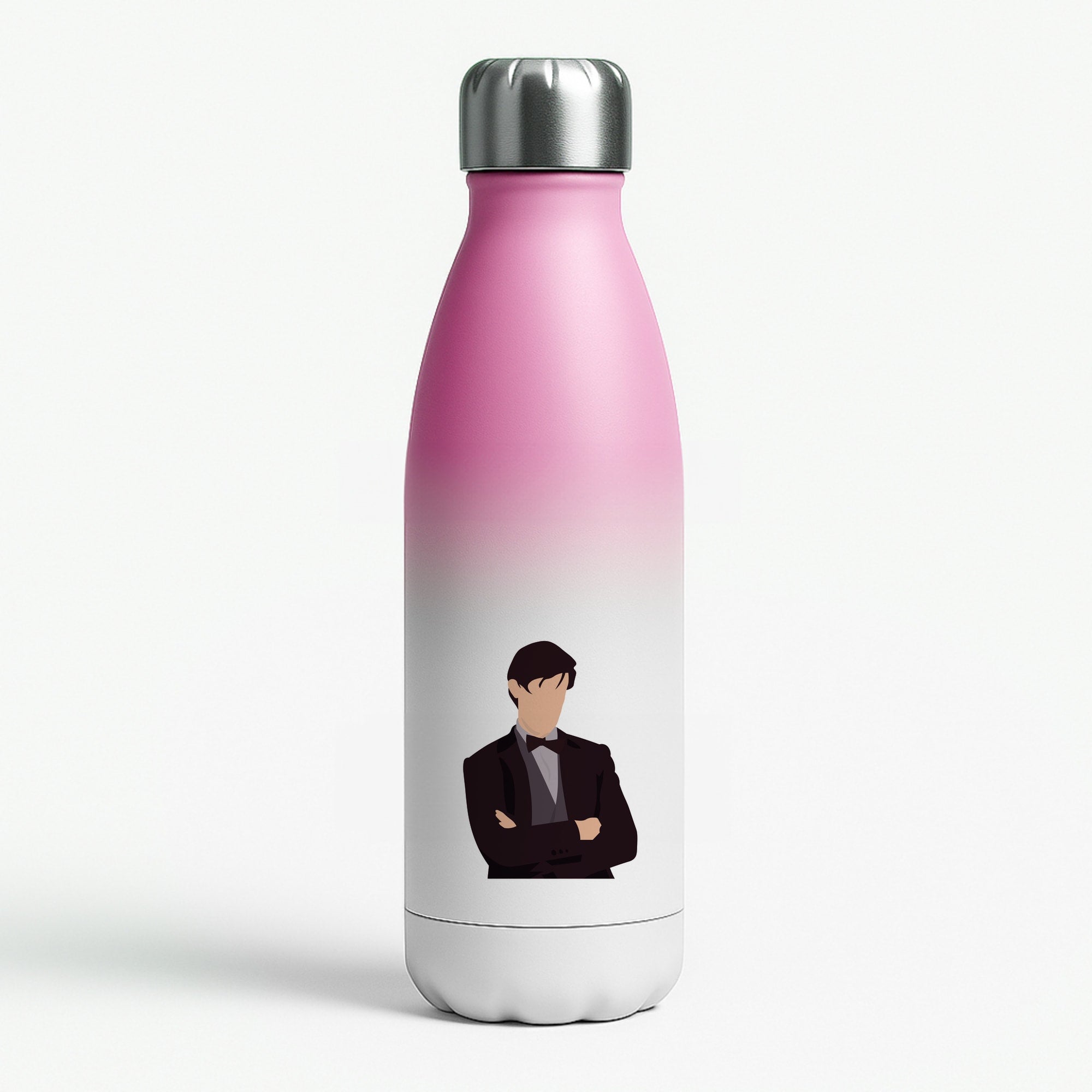 Matt Smith Pink Water Bottle