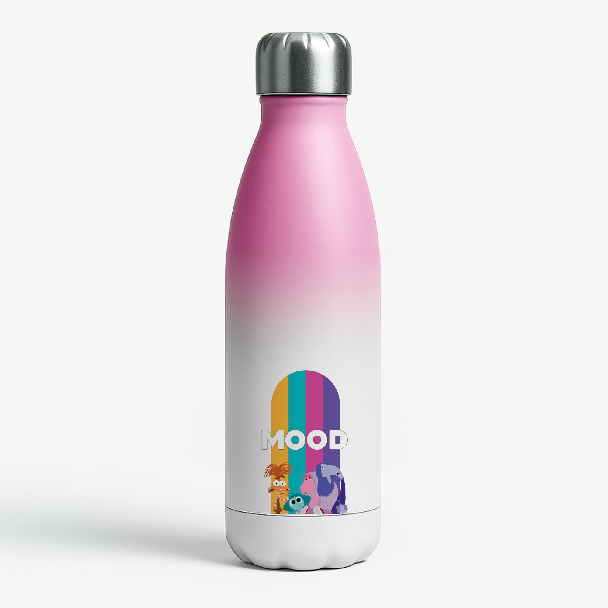 Mood - Inside Out Pink Water Bottle