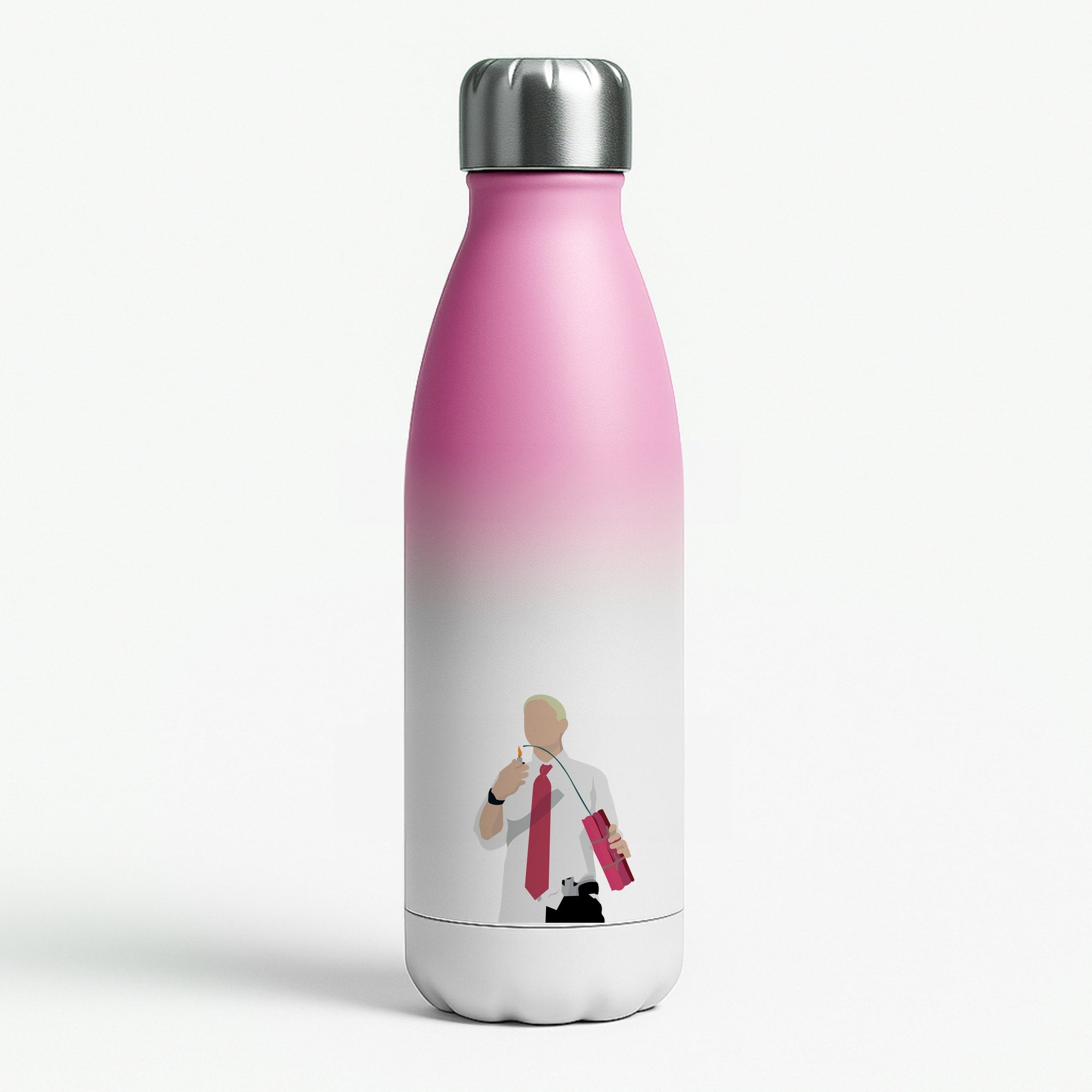 Dynamite Pink Water Bottle