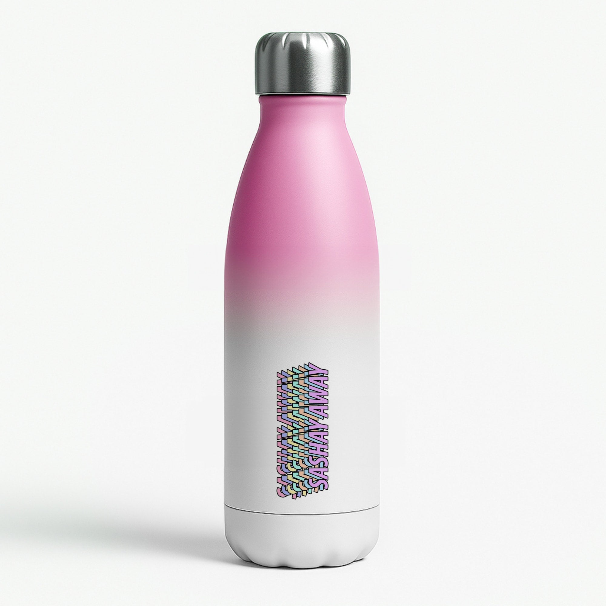 Sashay Away Retro - Drag Queen's Drag Race Pink Water Bottle