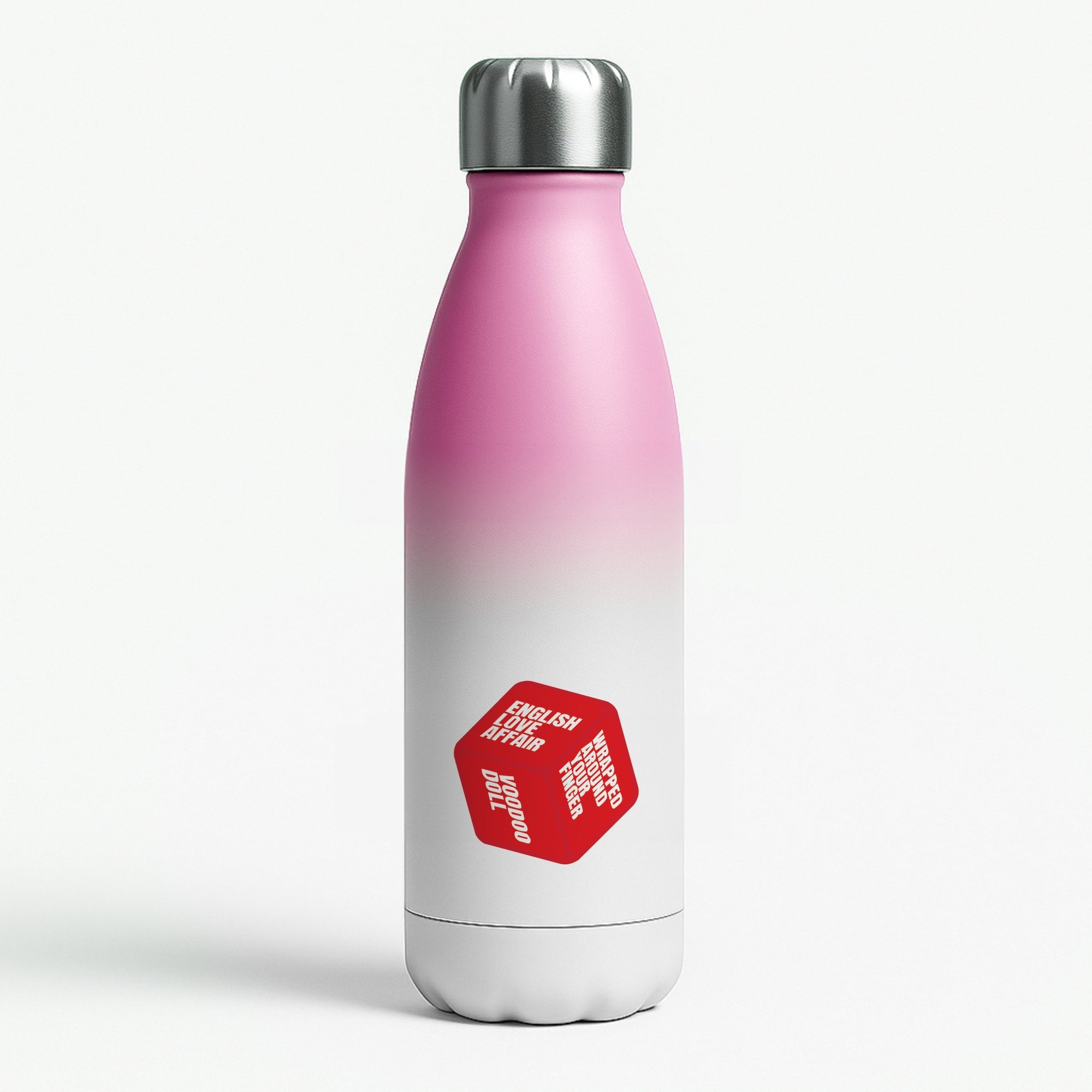 Dice Pink Water Bottle