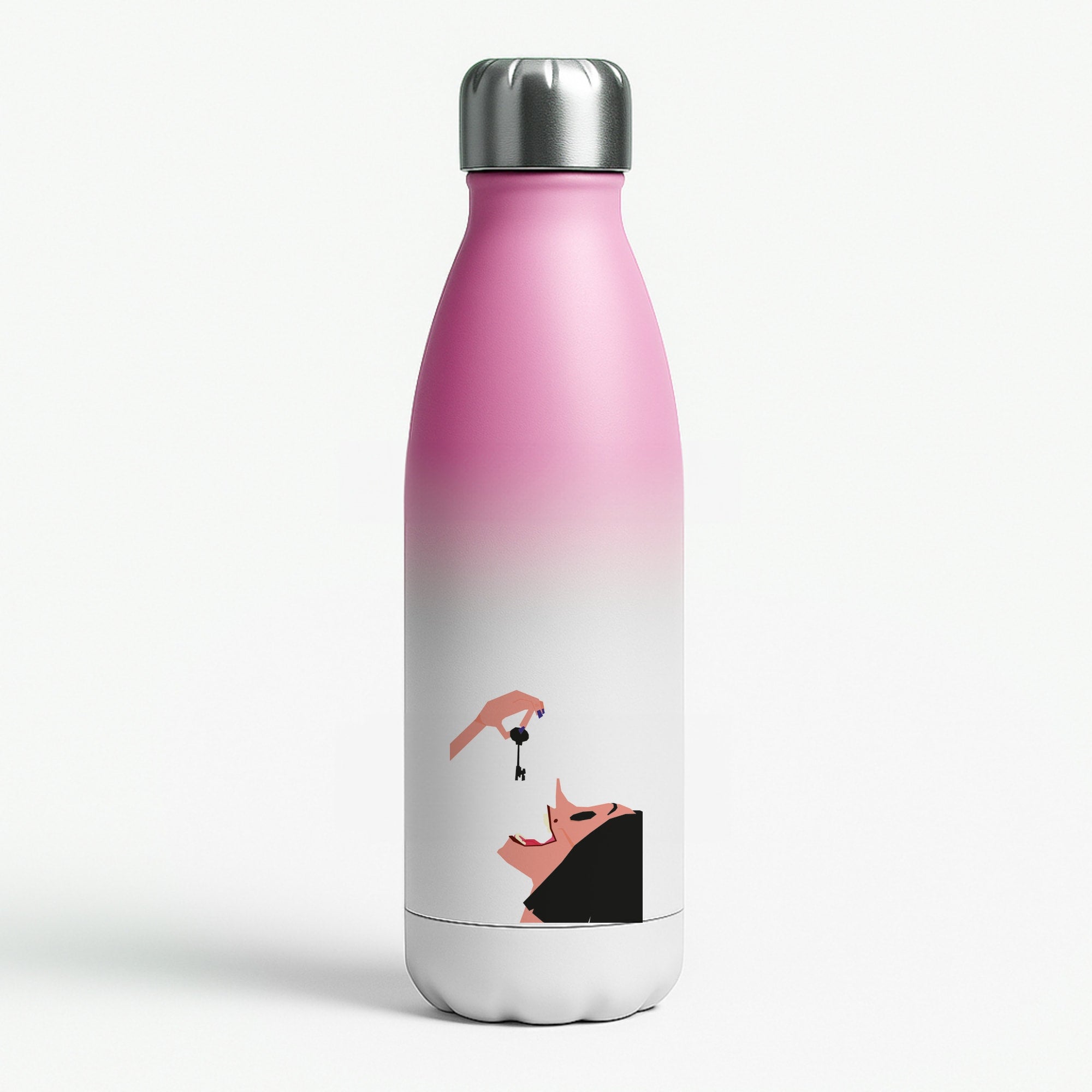 Key - Caroline Pink Water Bottle