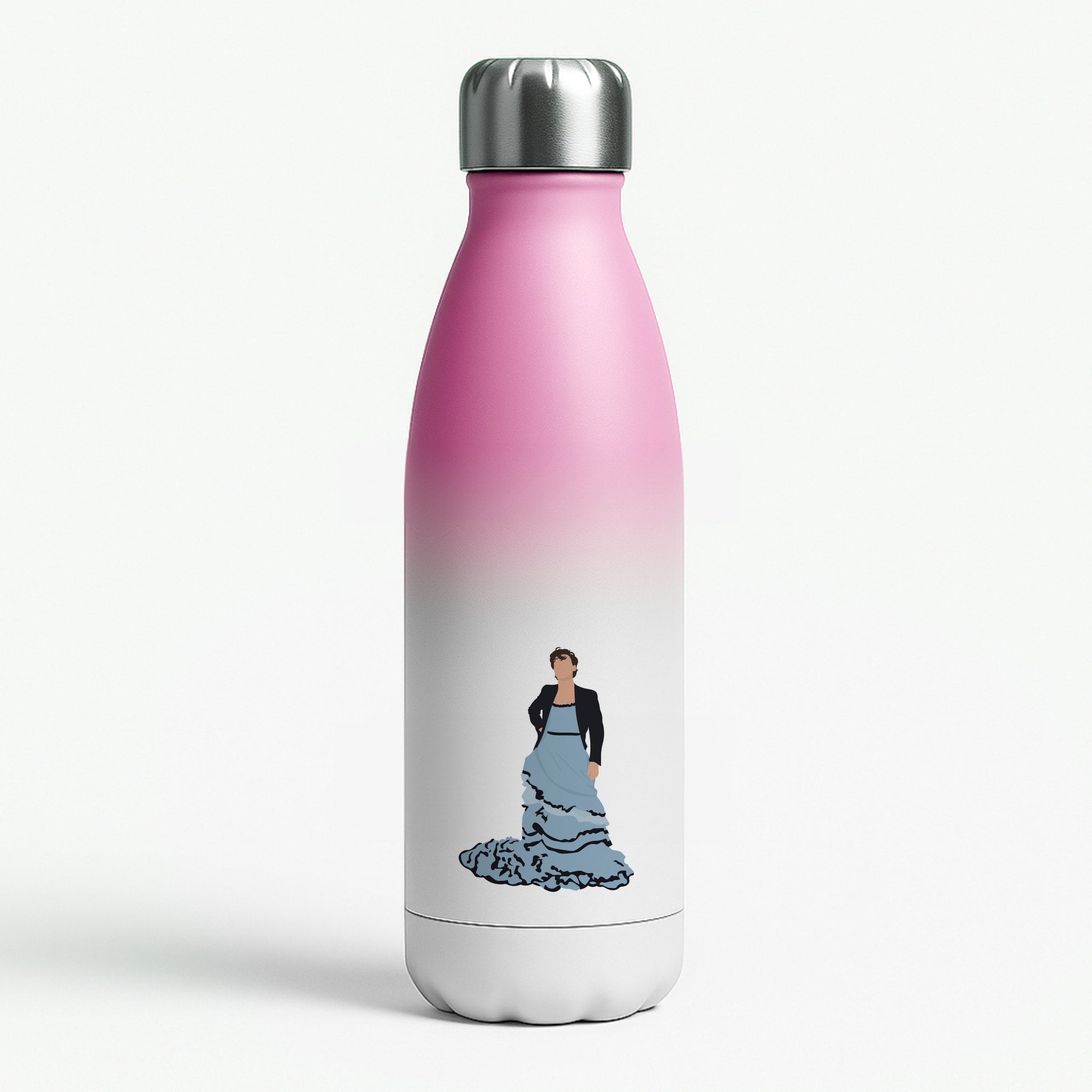Vogue Dress - Harry Pink Water Bottle