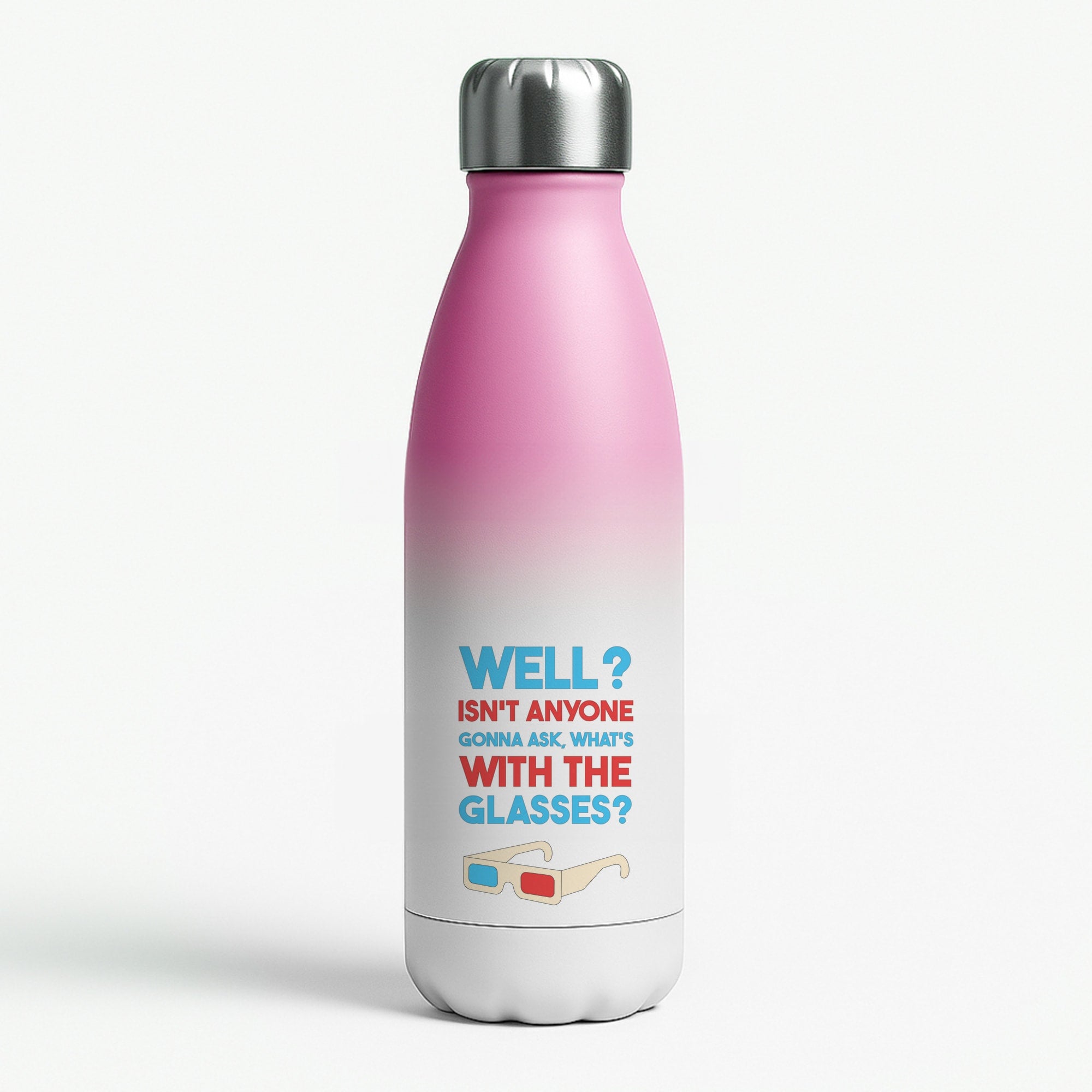 Well? Pink Water Bottle