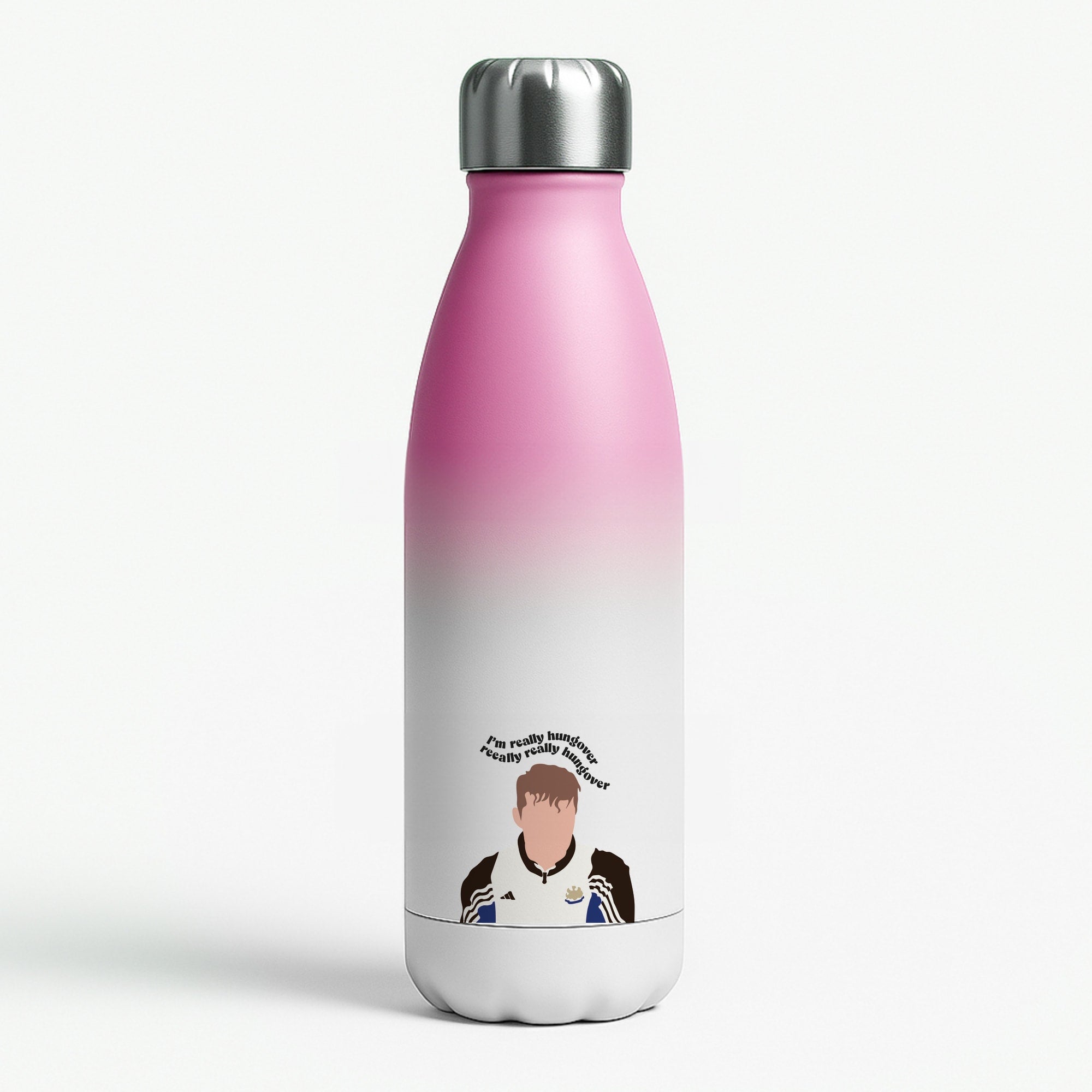 I'm Really Hungover - Fender Pink Water Bottle