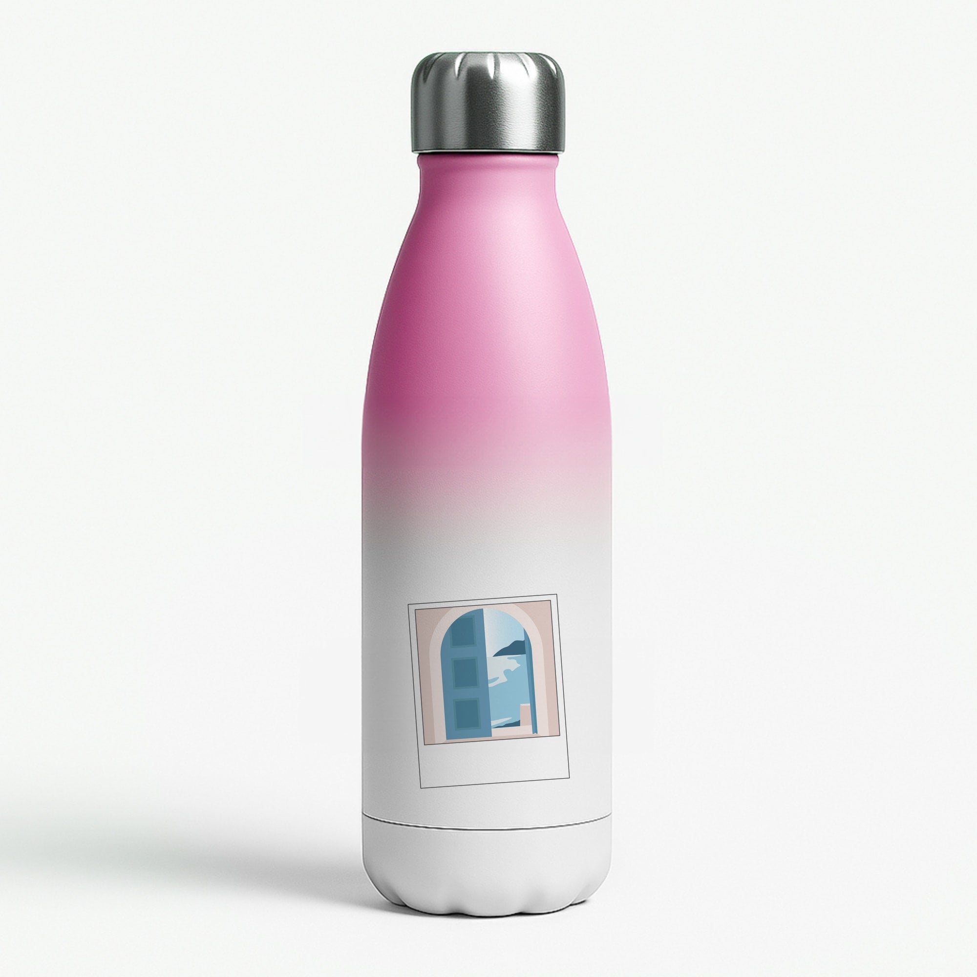 The Balcony - Mamma Mia Pink Water Bottle