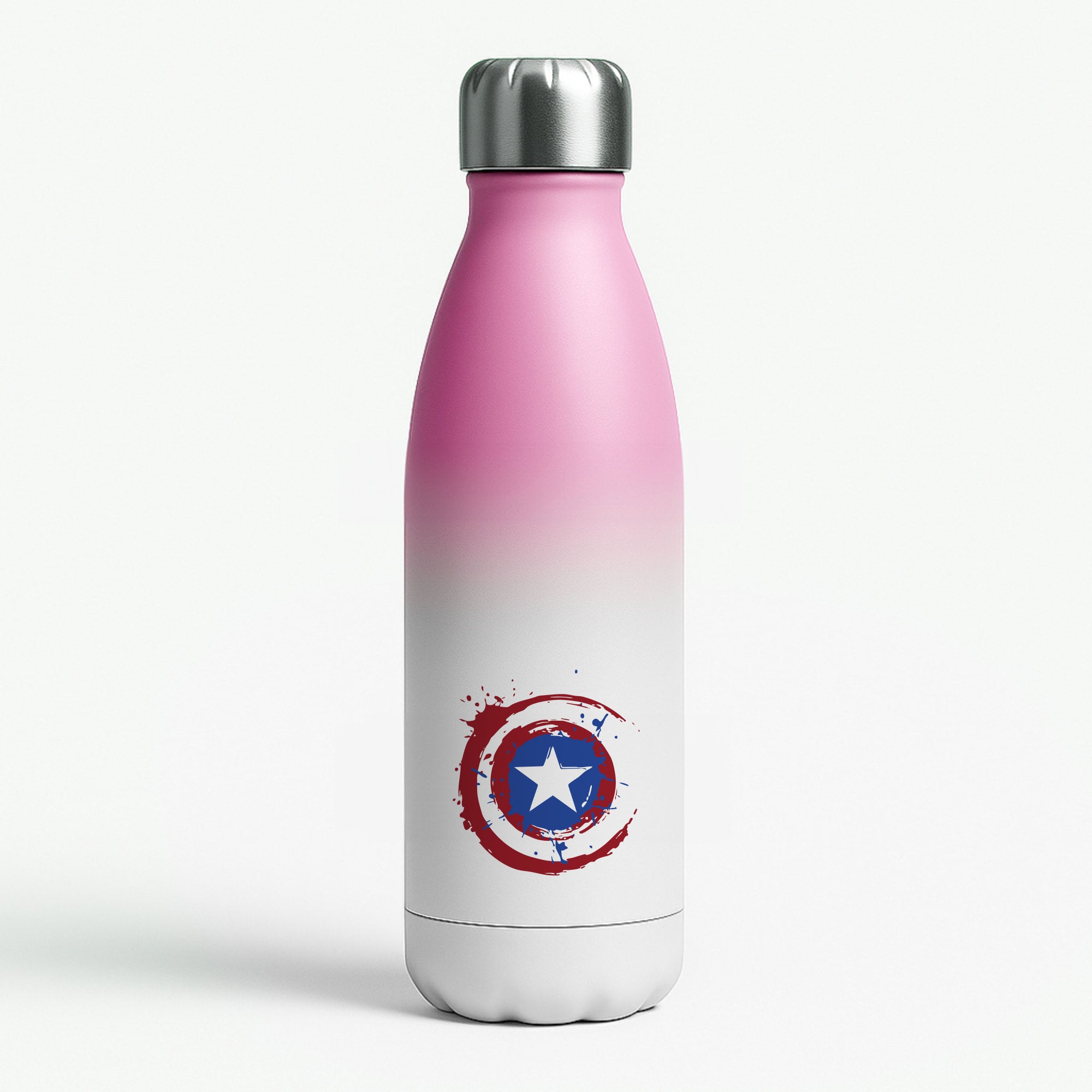 The Shield Pink Water Bottle