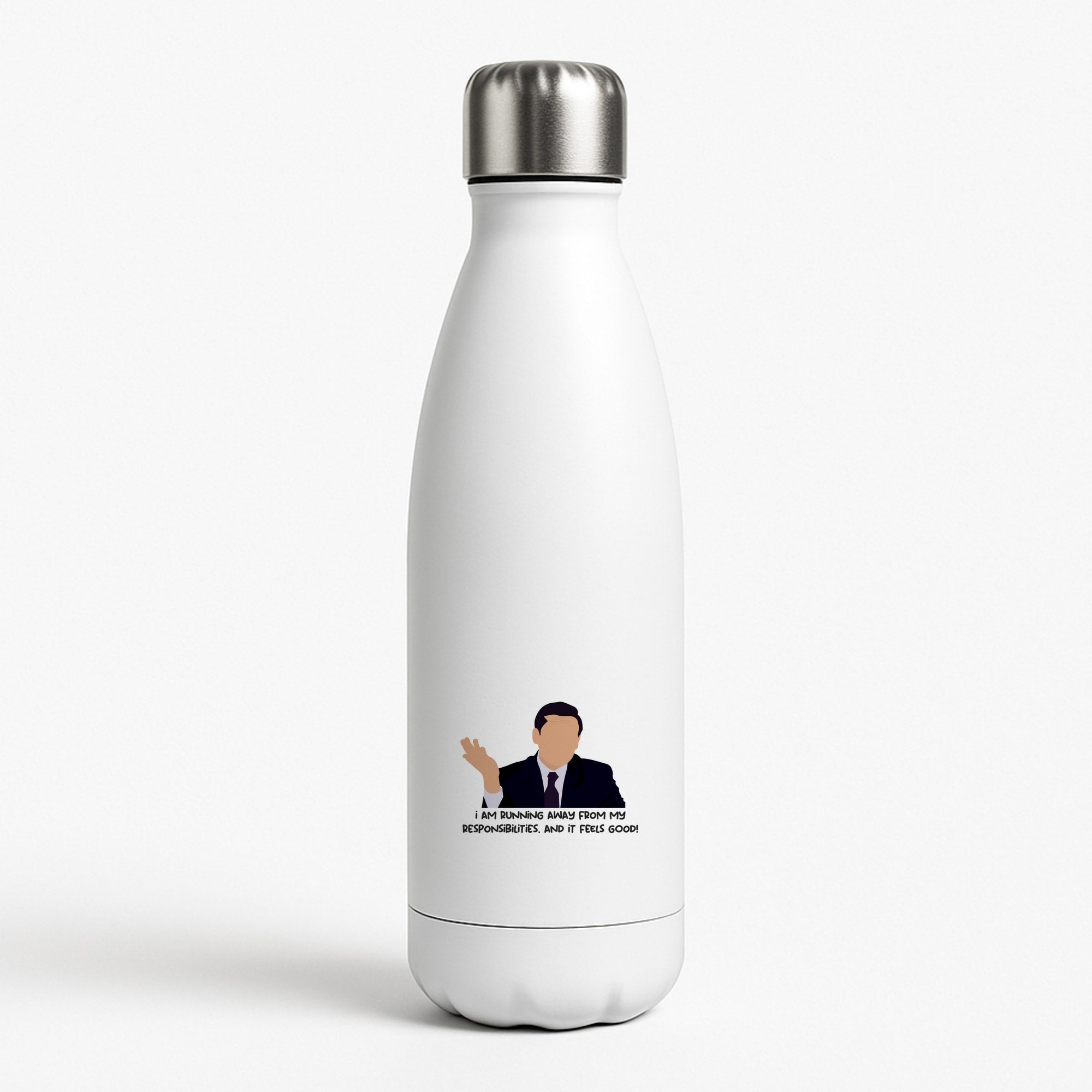 I Am Running Away From My Responsibilities White Water Bottle
