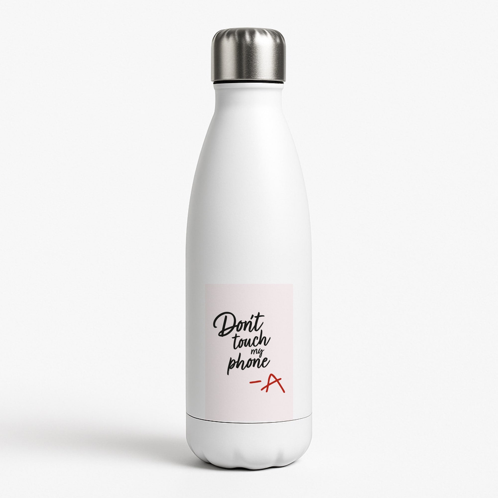 Don't Touch My Phone - PLL White Water Bottle