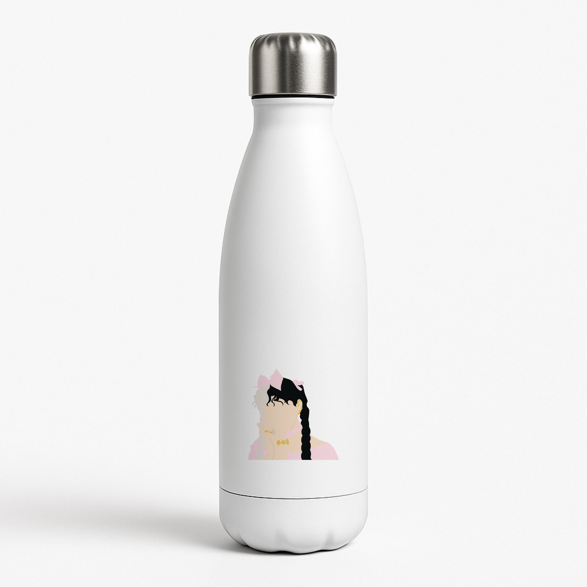 Bow White Water Bottle