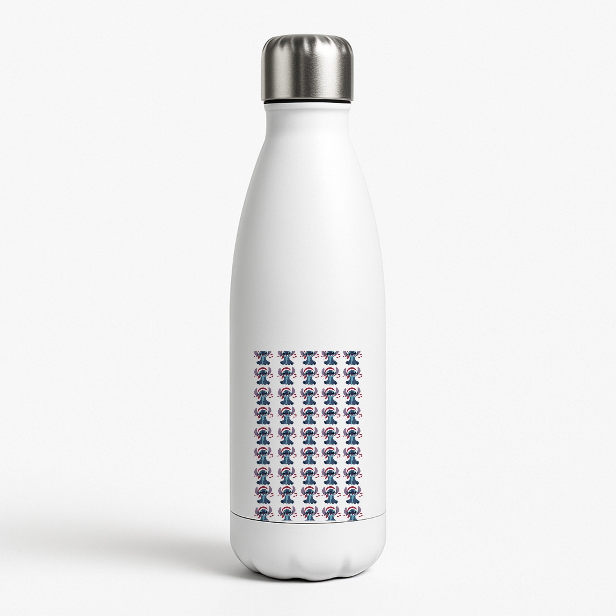 Stitch - Christmas Patterns Water Bottle
