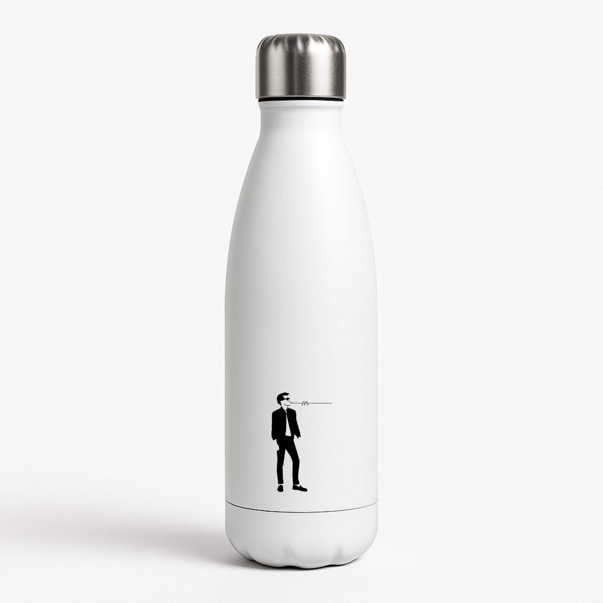 A Monkeys Silhouette Water Bottle