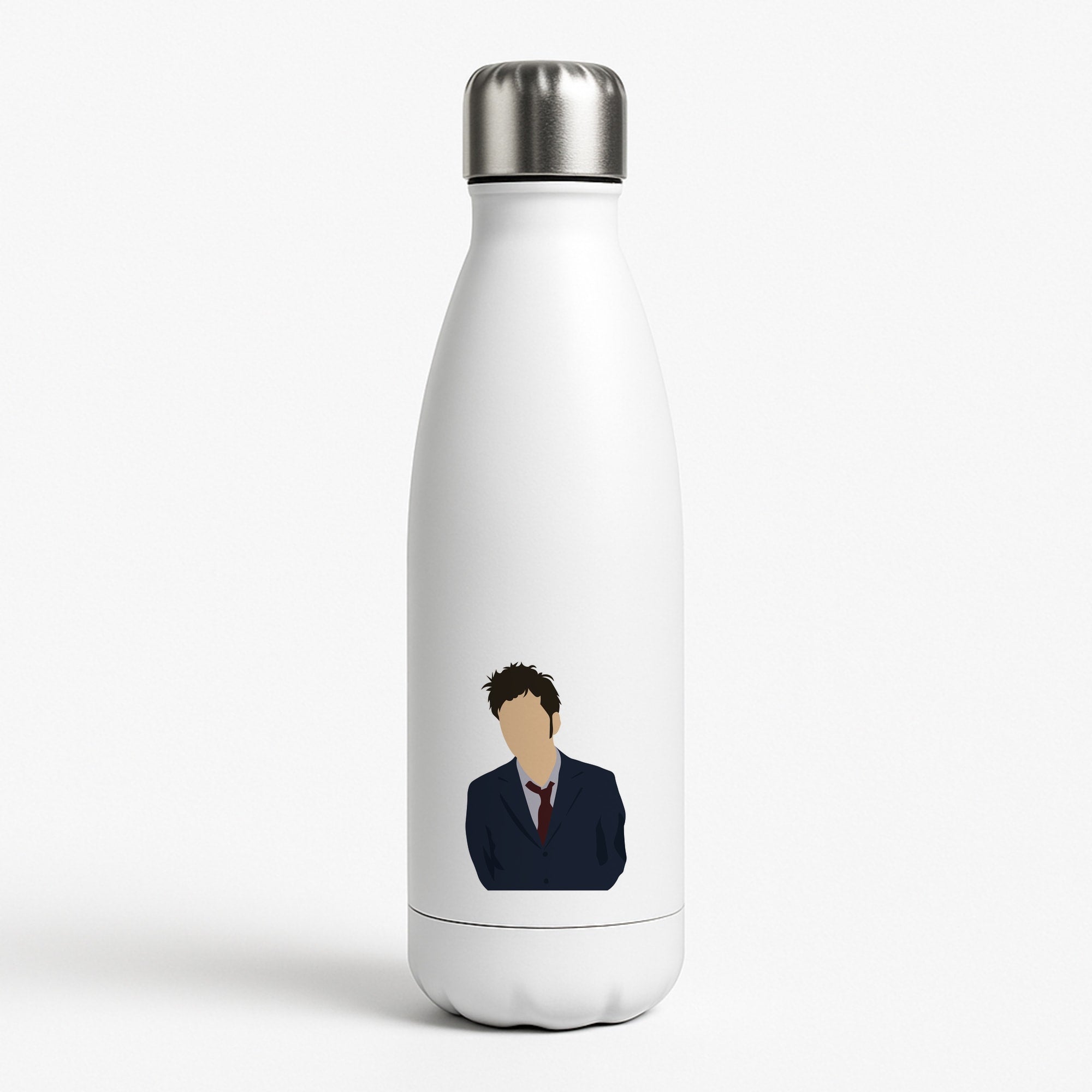 Tennant - The Doctor White Water Bottle