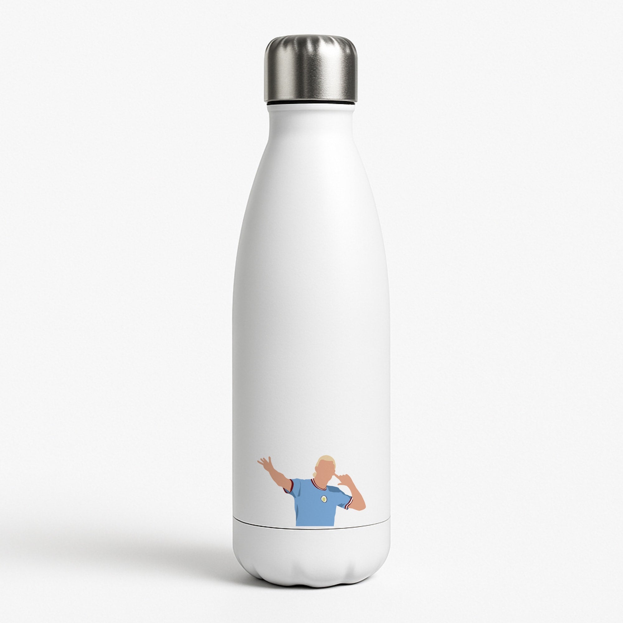 Haaland - Football White Water Bottle