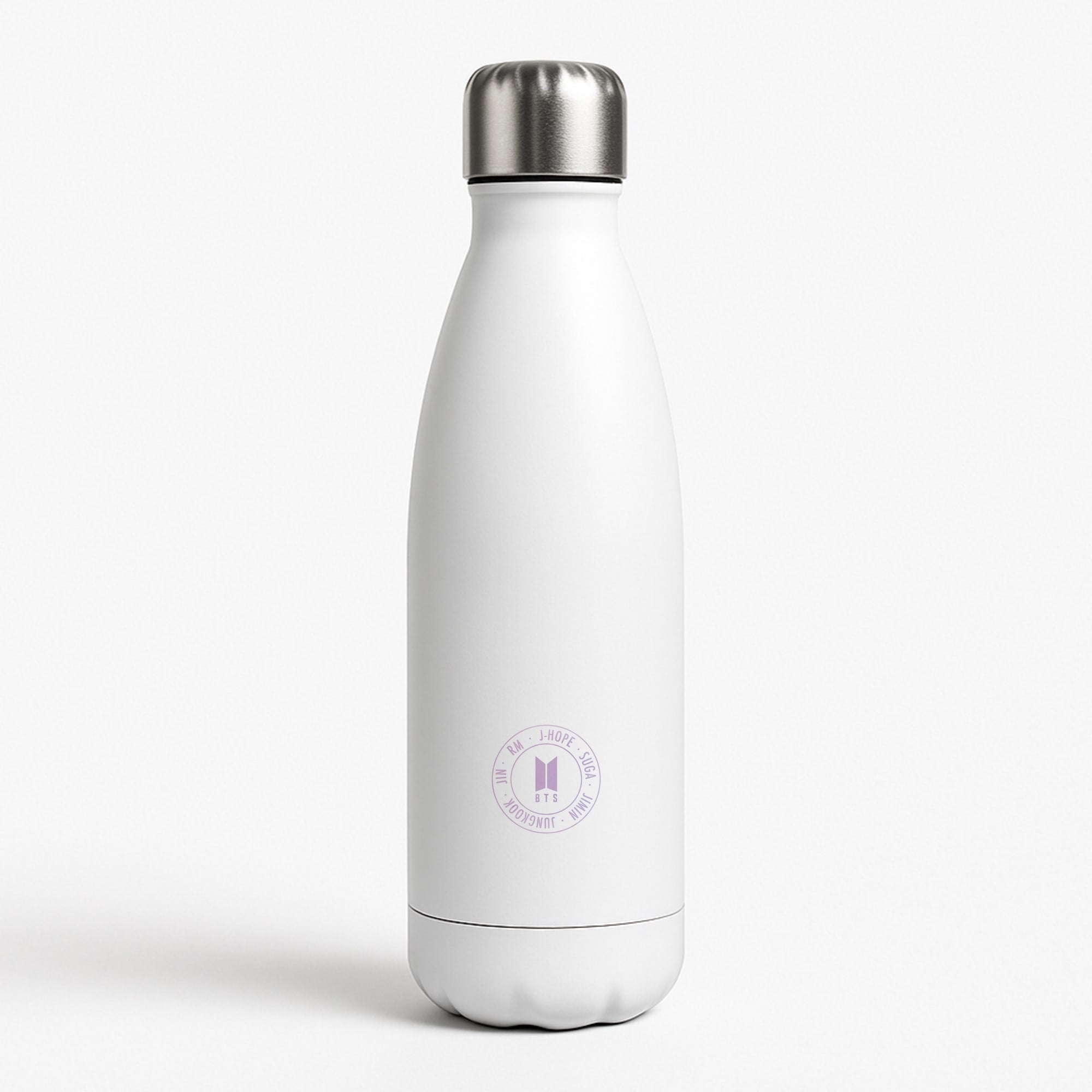 Galaxy Logo - BTS White Water Bottle