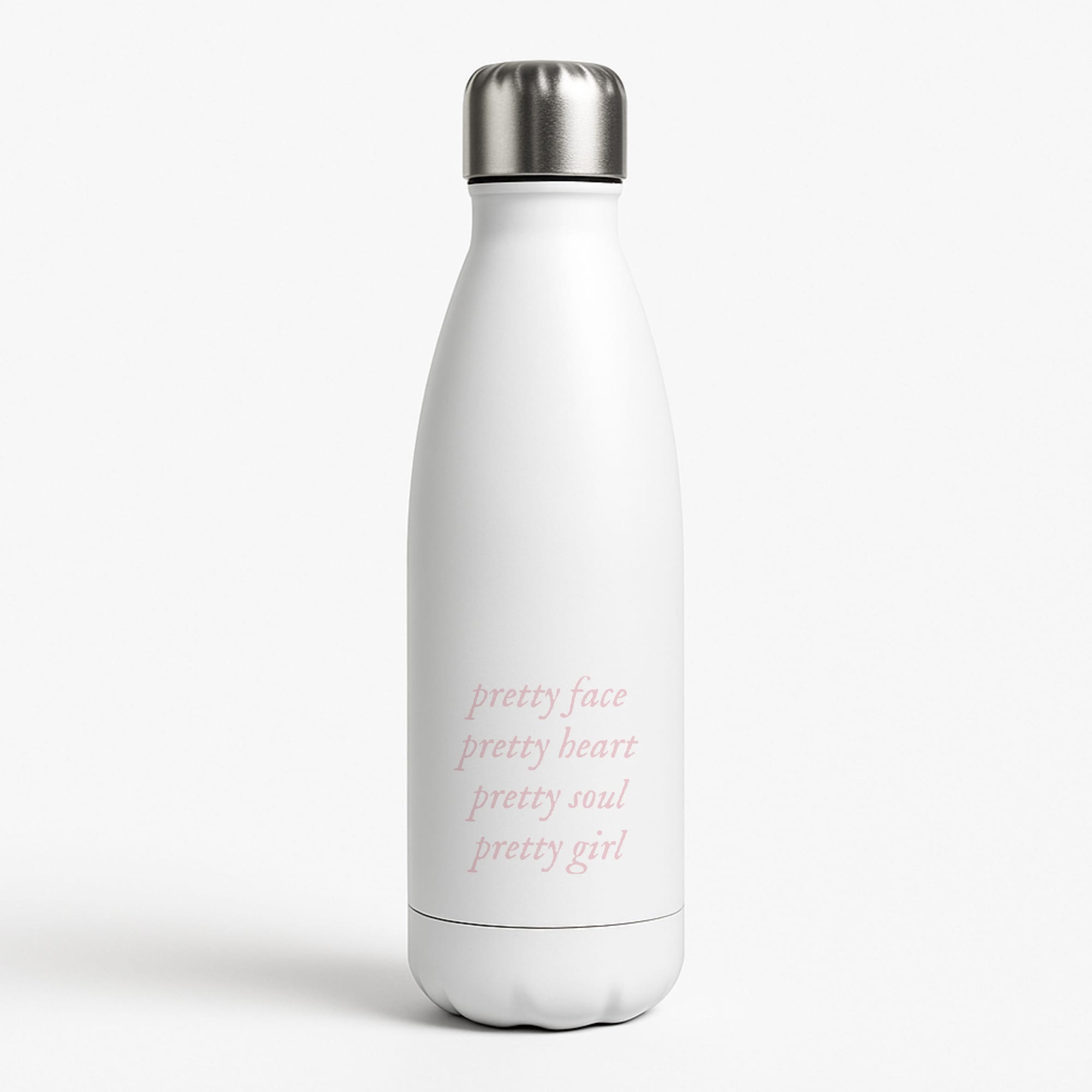 Pretty Girl - Clean Girl Aesthetic White Water Bottle