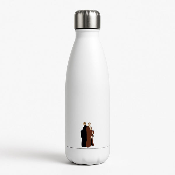 Skywalker and Kenobi White Water Bottle