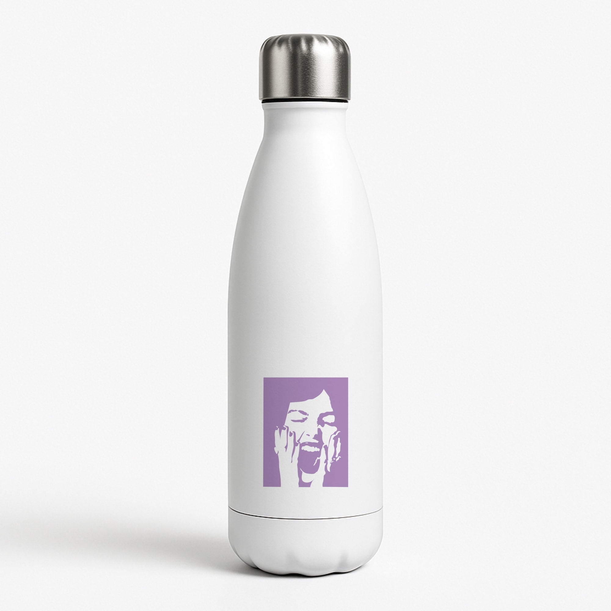 Scream - Olivia White Water Bottle