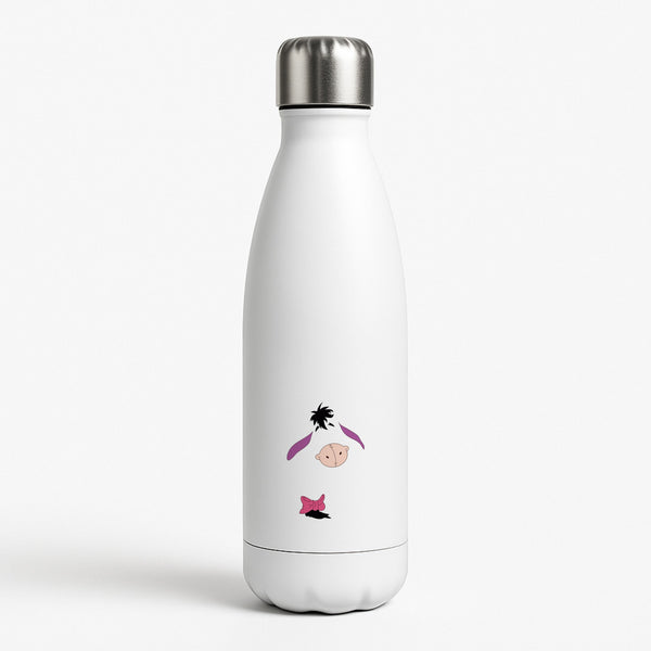 Faceless Donkey White Water Bottle