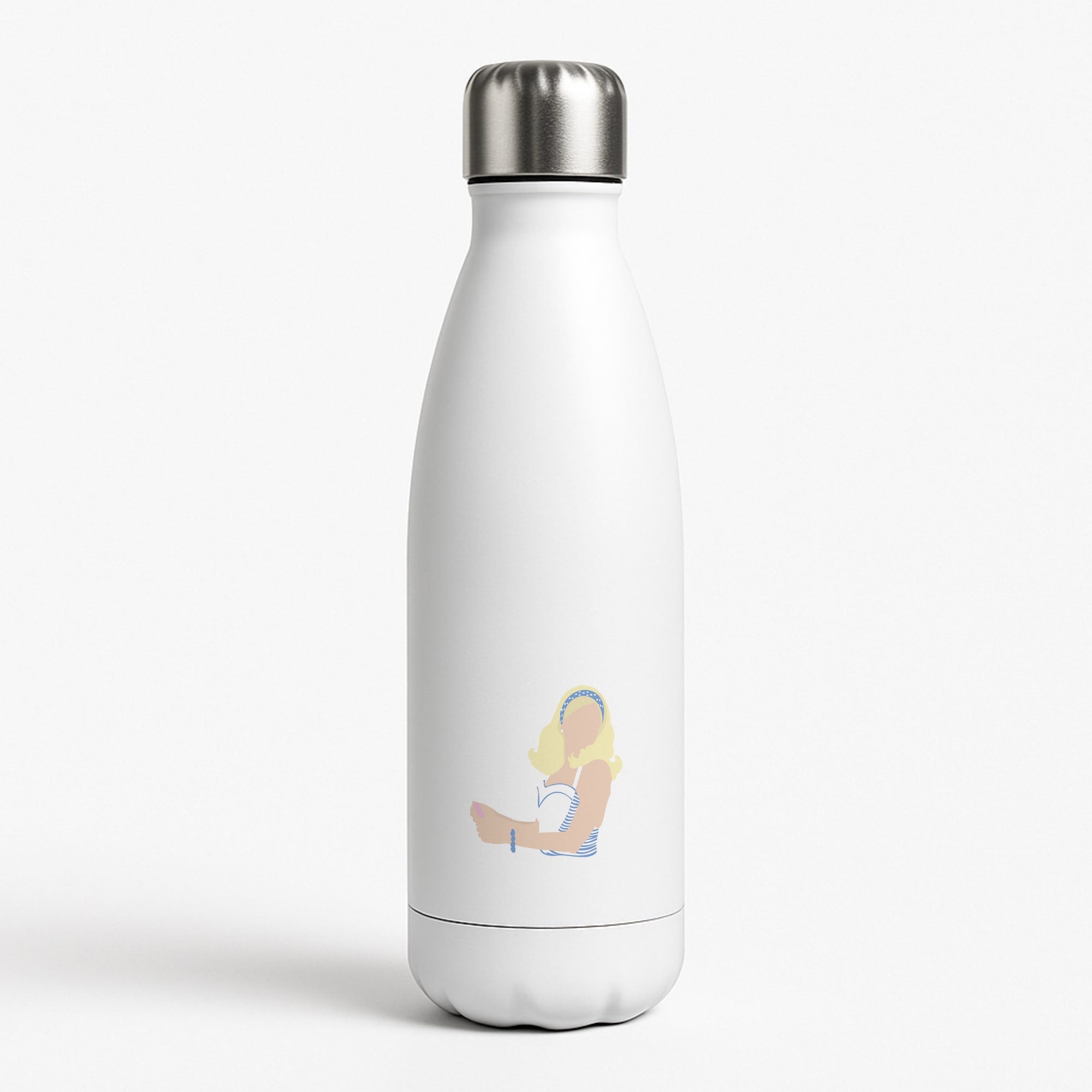 Driving - Margot White Water Bottle