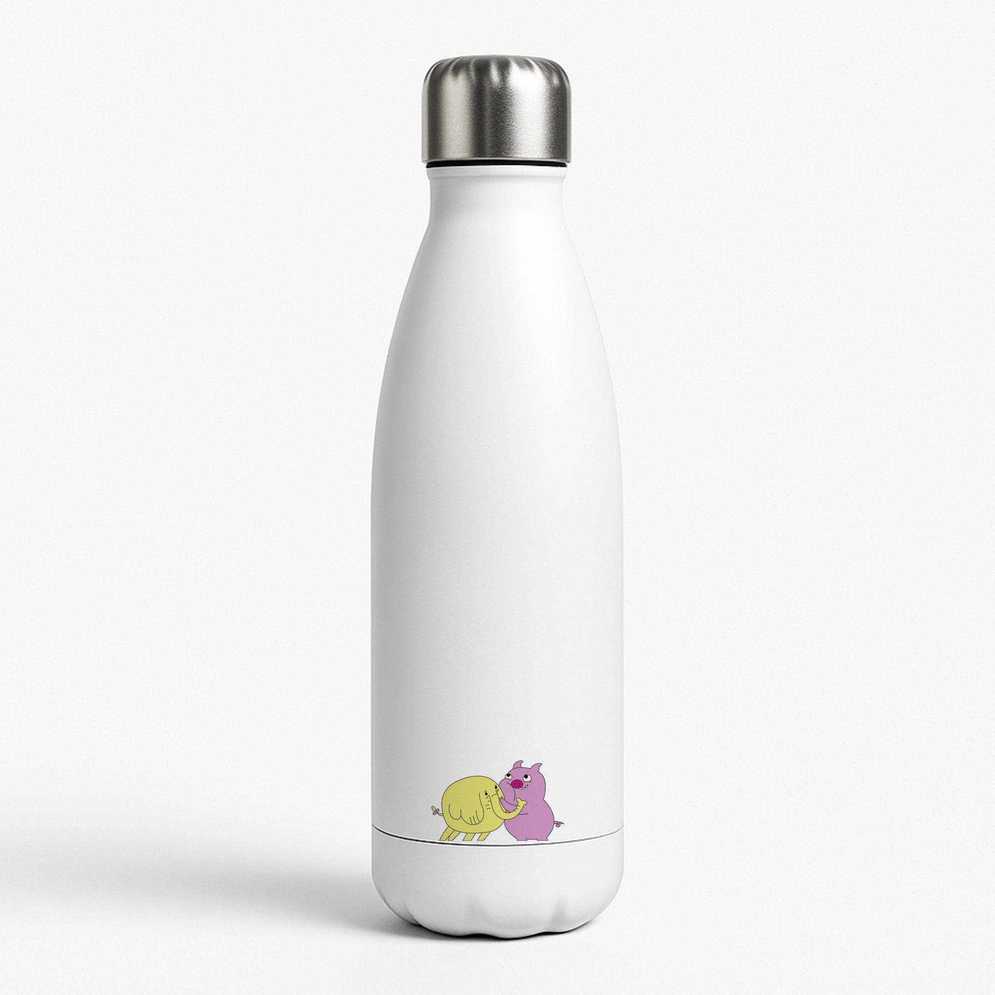 Tree Trunks White Water Bottle