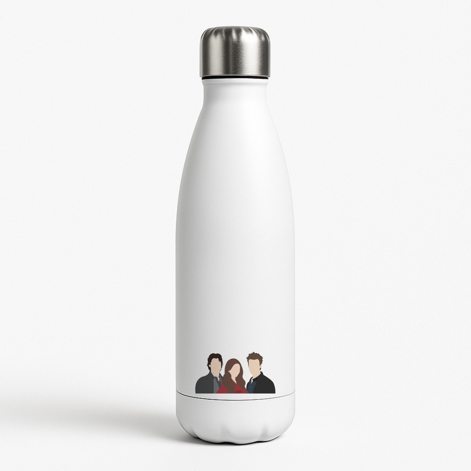 Elena, Damon And Stefan - VD White Water Bottle