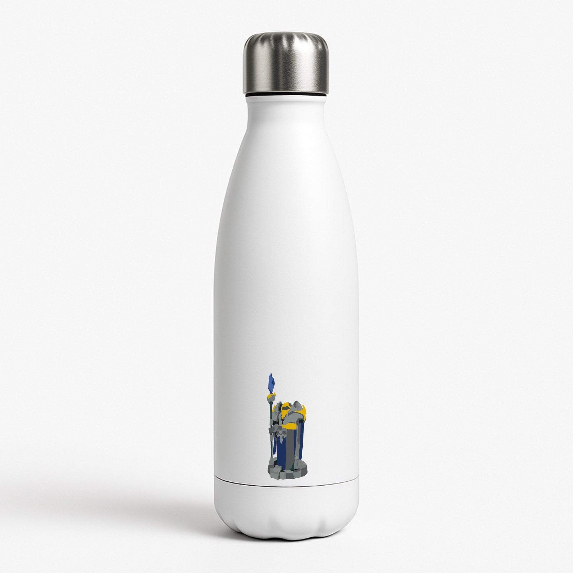 Turret Blue - League Of Legends White Water Bottle