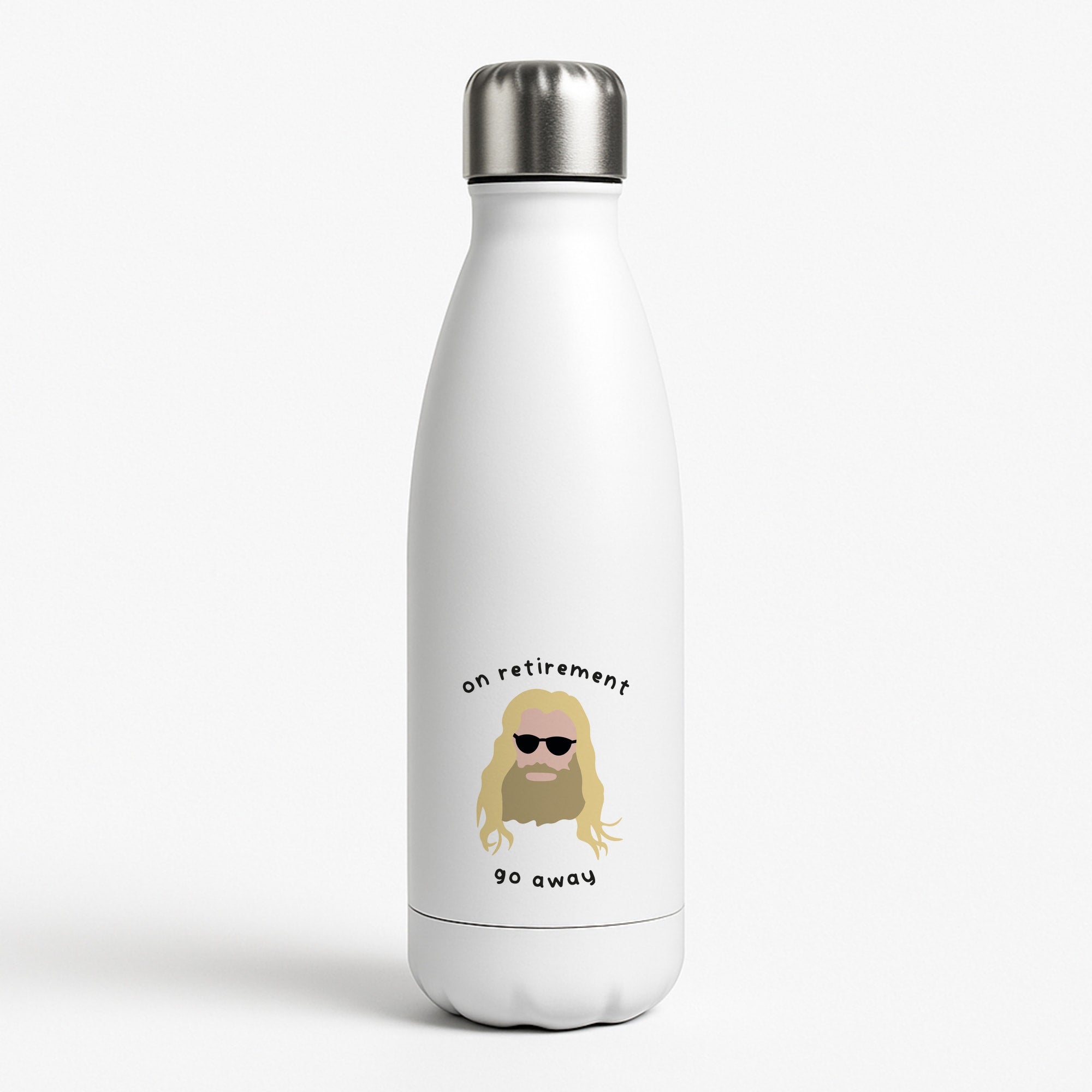 On Retirement White Water Bottle