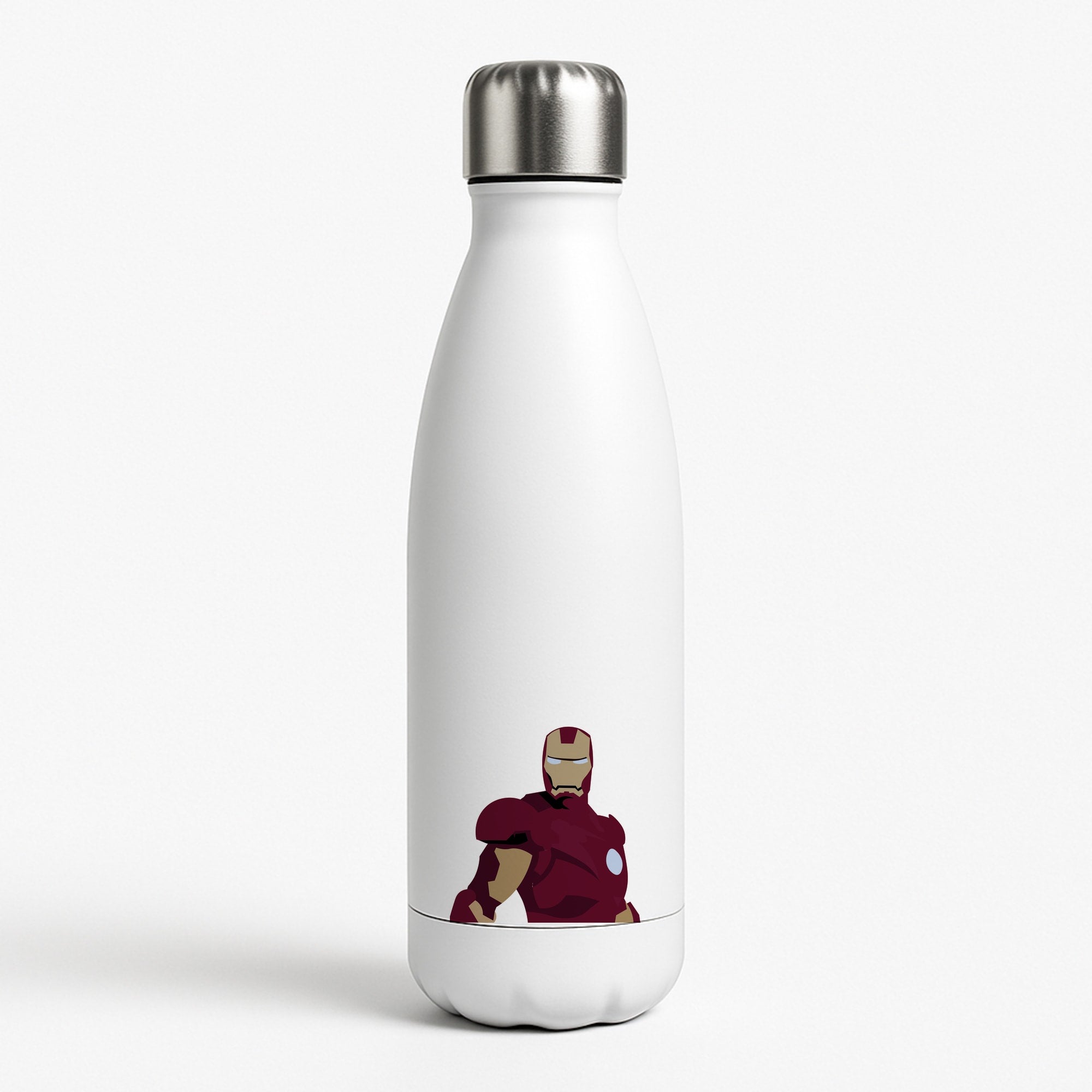 Iron man mask White Water Bottle