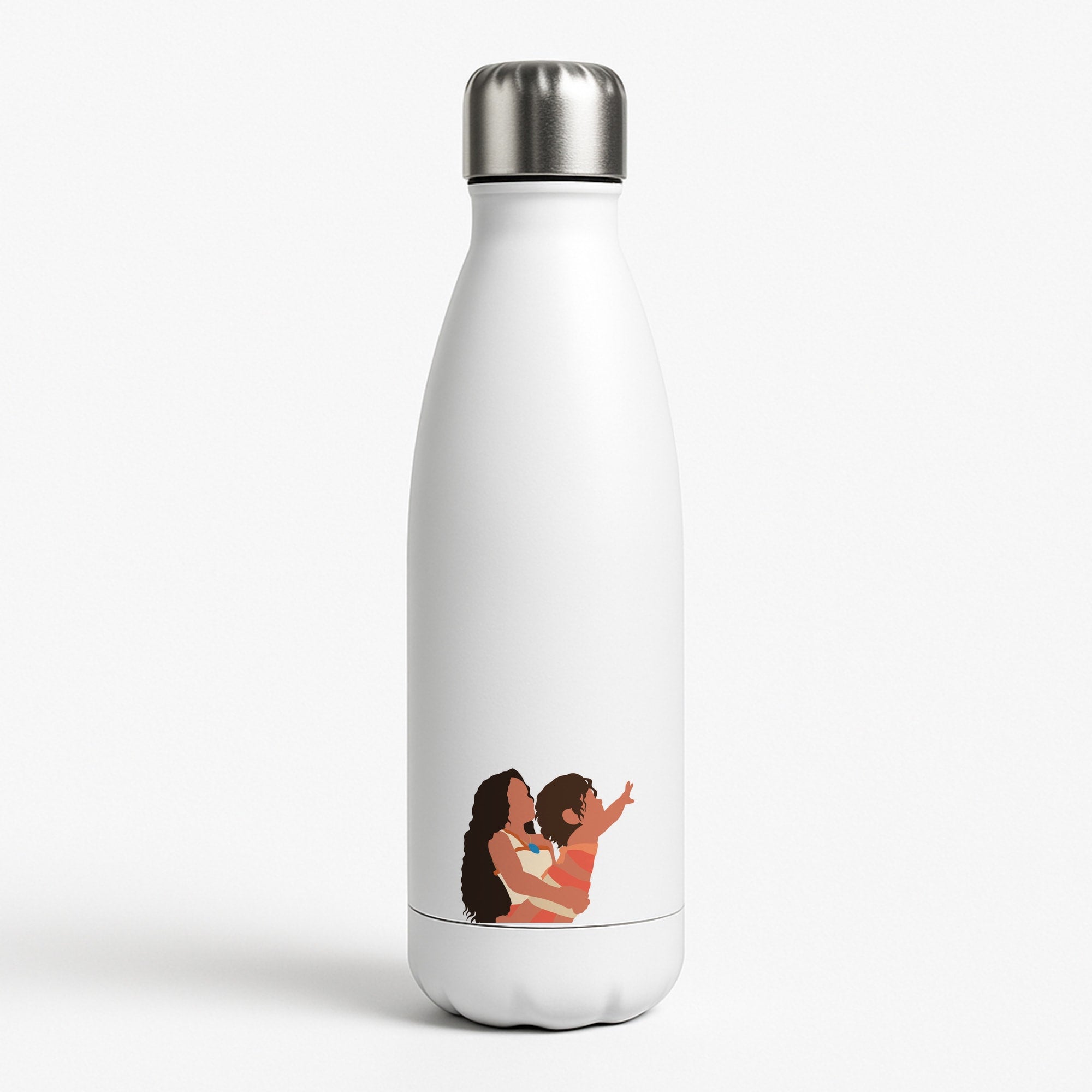 Reach Out White Water Bottle
