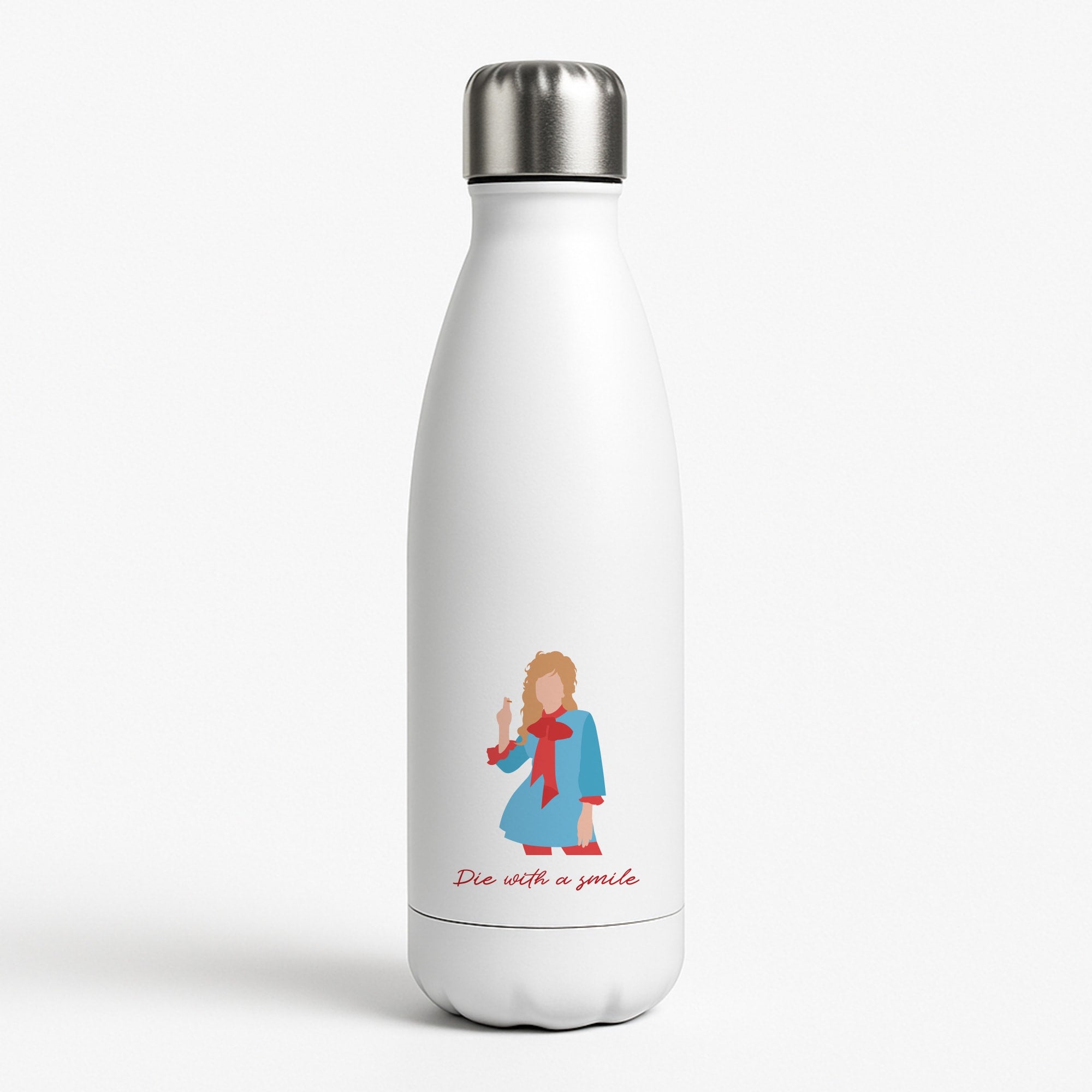 Gaga Die With A Smile White Water Bottle